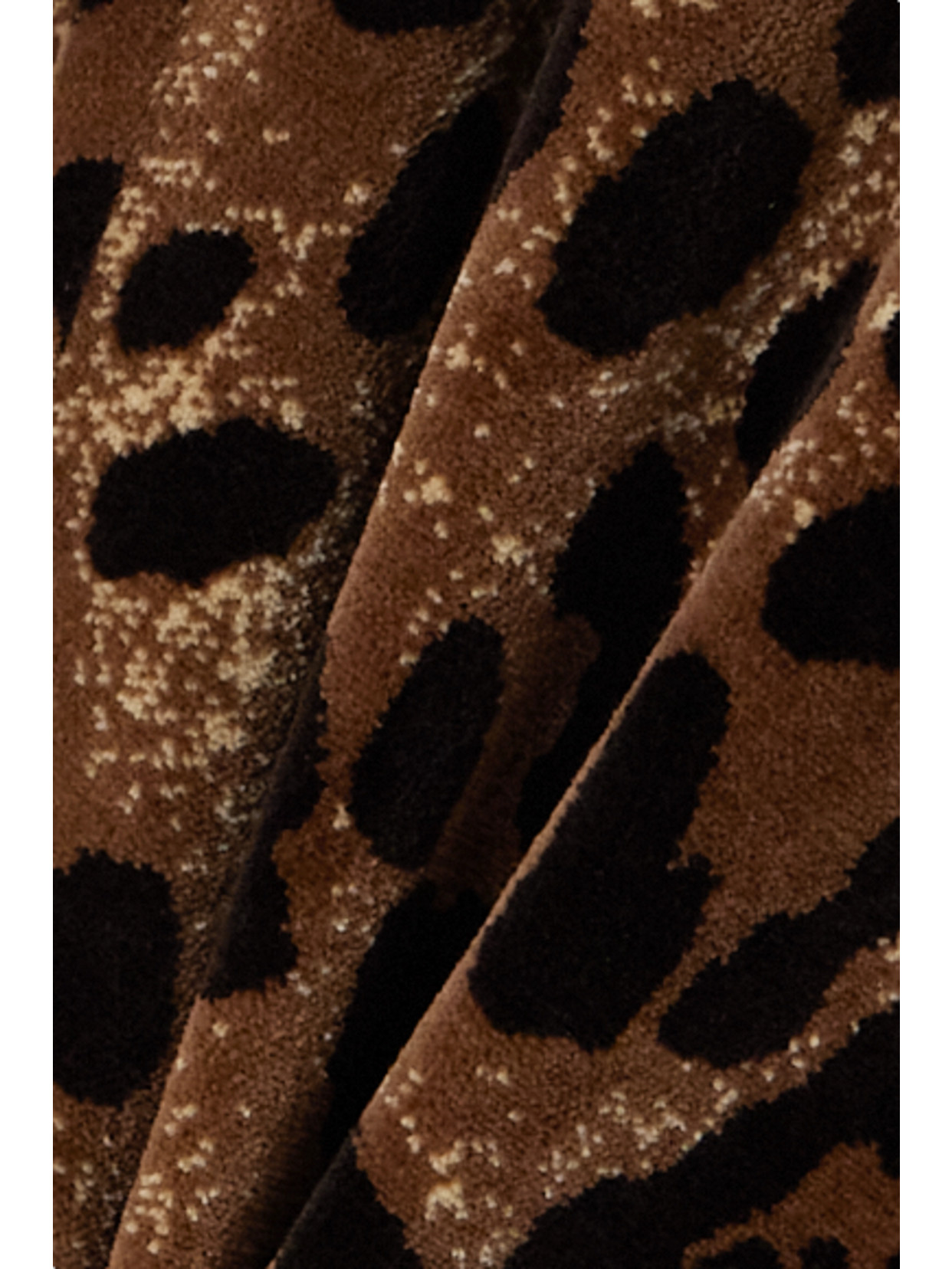 Shop Dolce & Gabbana Kim Leopard-print Cotton-blend Chenille Jumpsuit In Animal Print