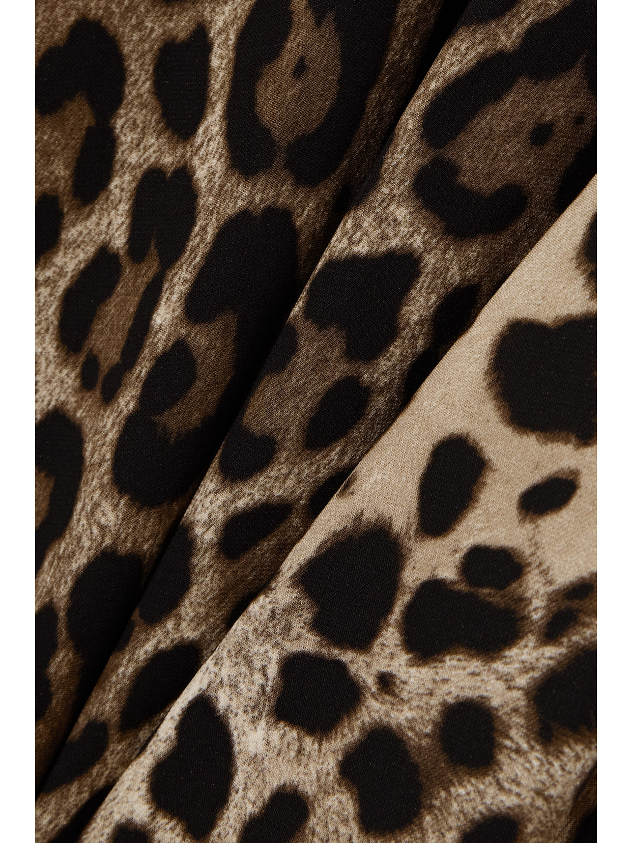 Dolce & Gabbana Leopard-print Jersey Midi Dress In Animal Print