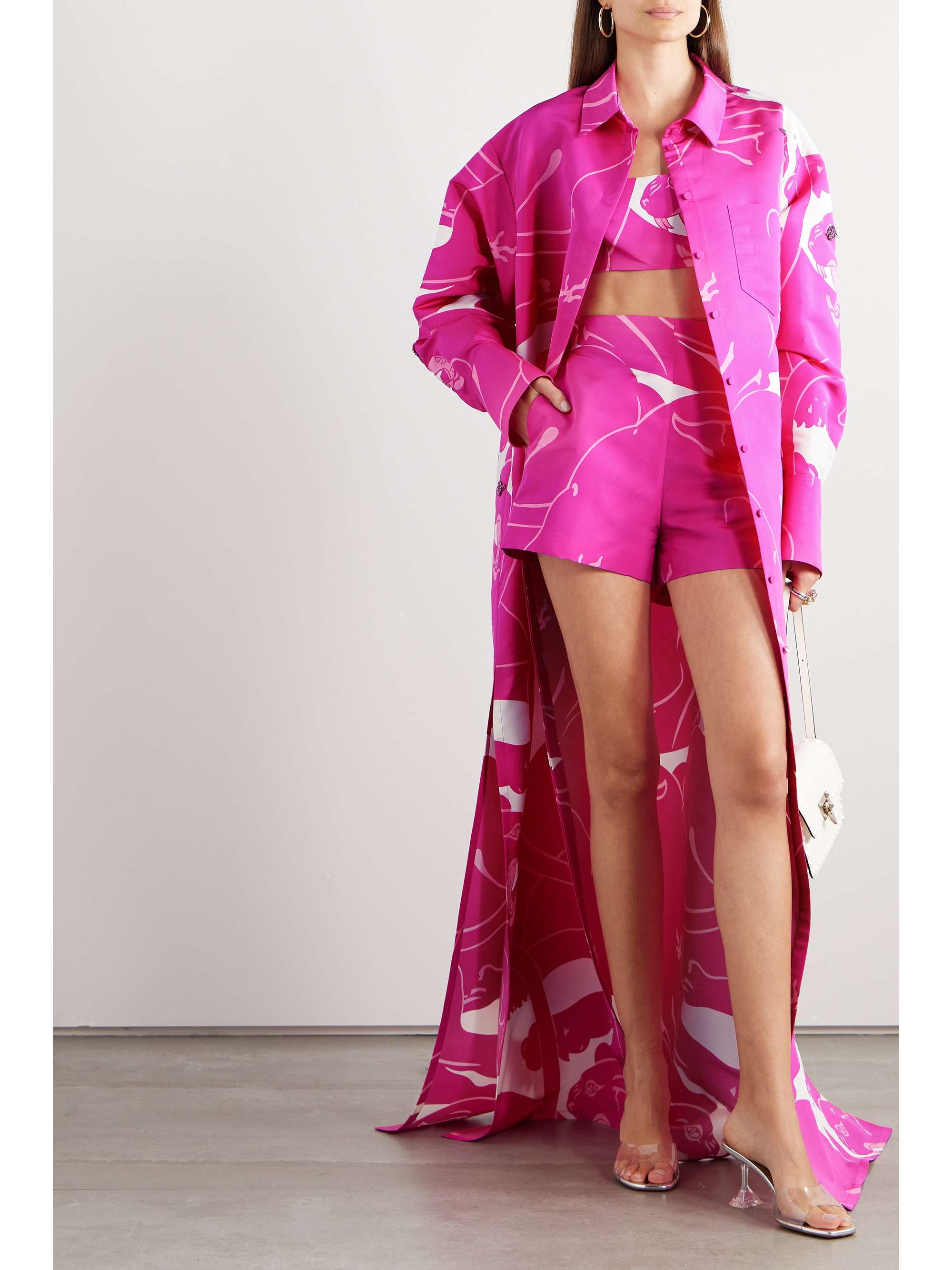 Oversized deals pink dress