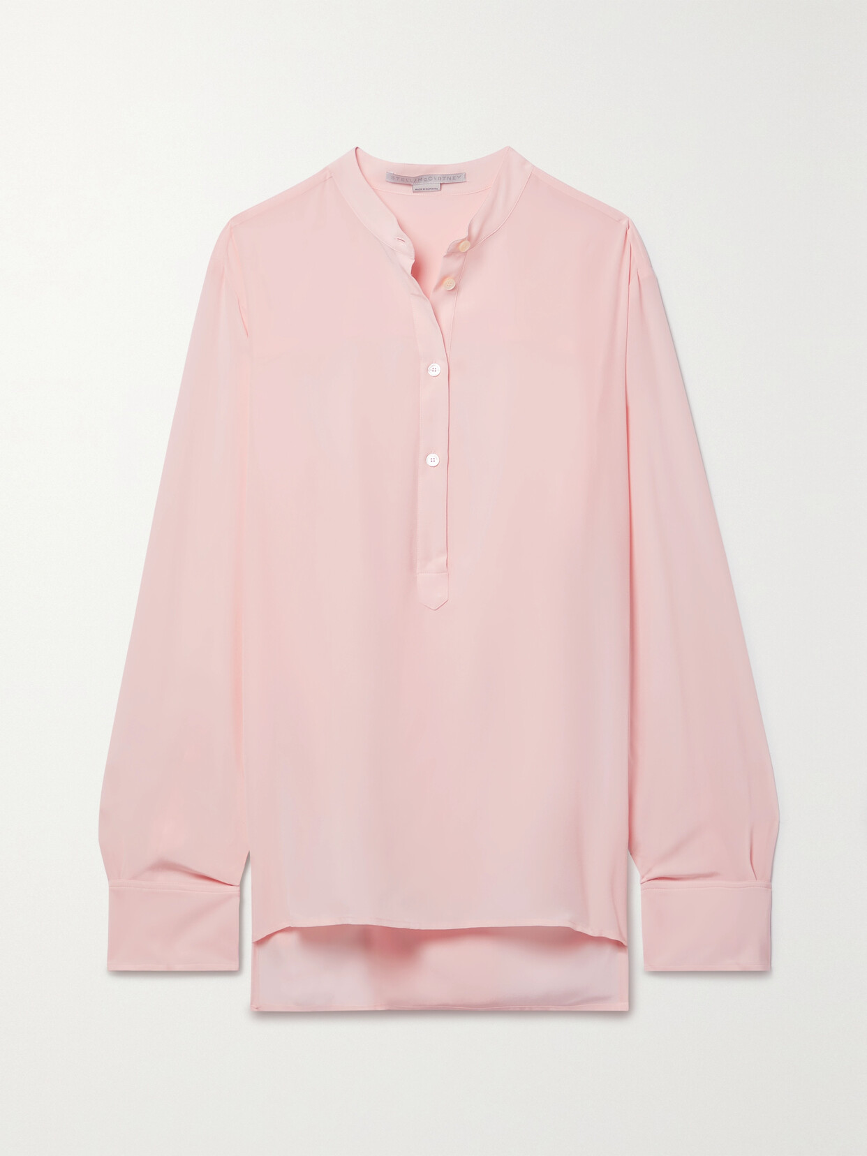 Stella McCartney + Net Sustain Eva Silk Crepe De Chine Blouse