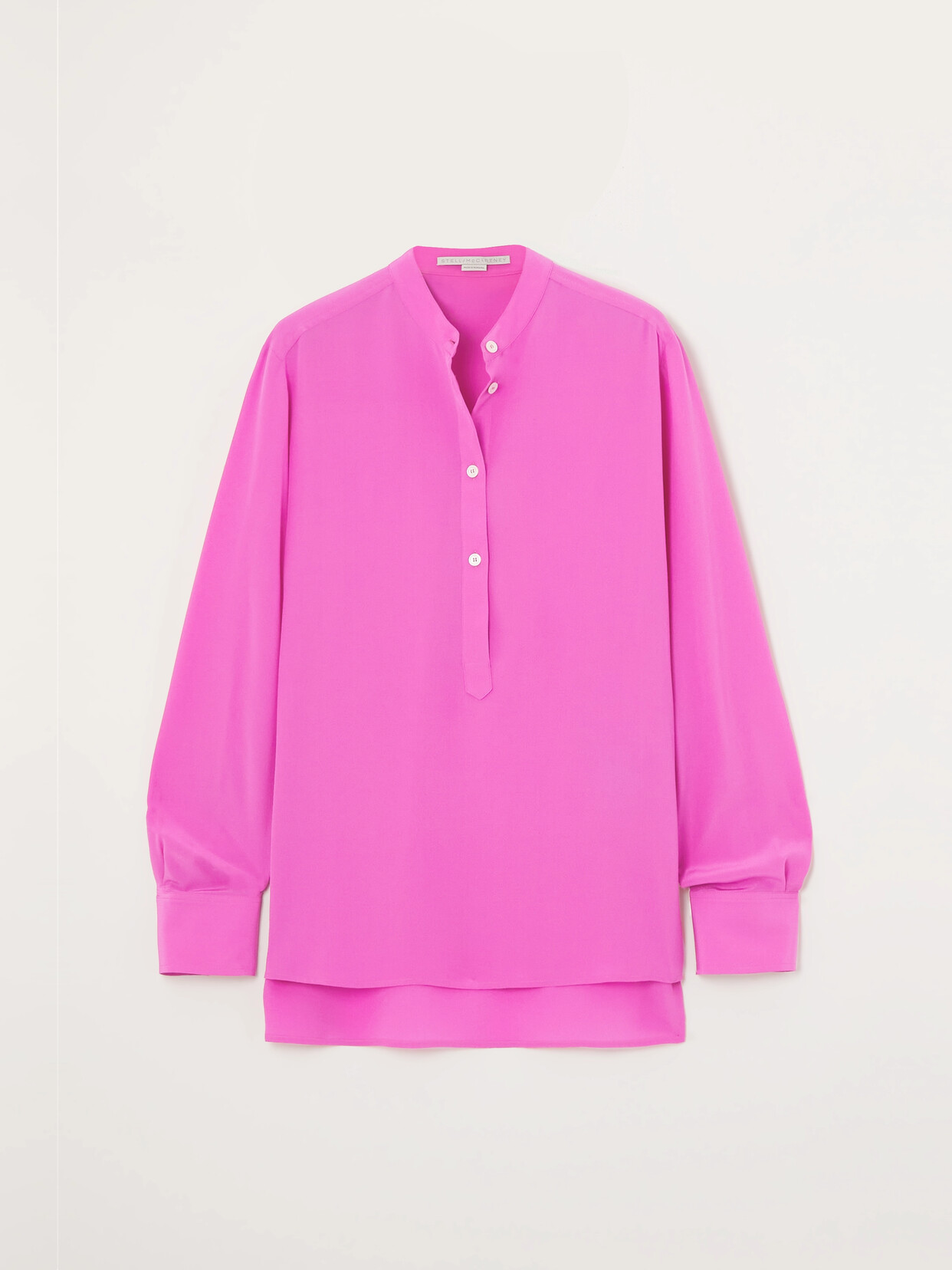 Stella McCartney - + Net Sustain Eva Silk Crepe De Chine Blouse - Pink