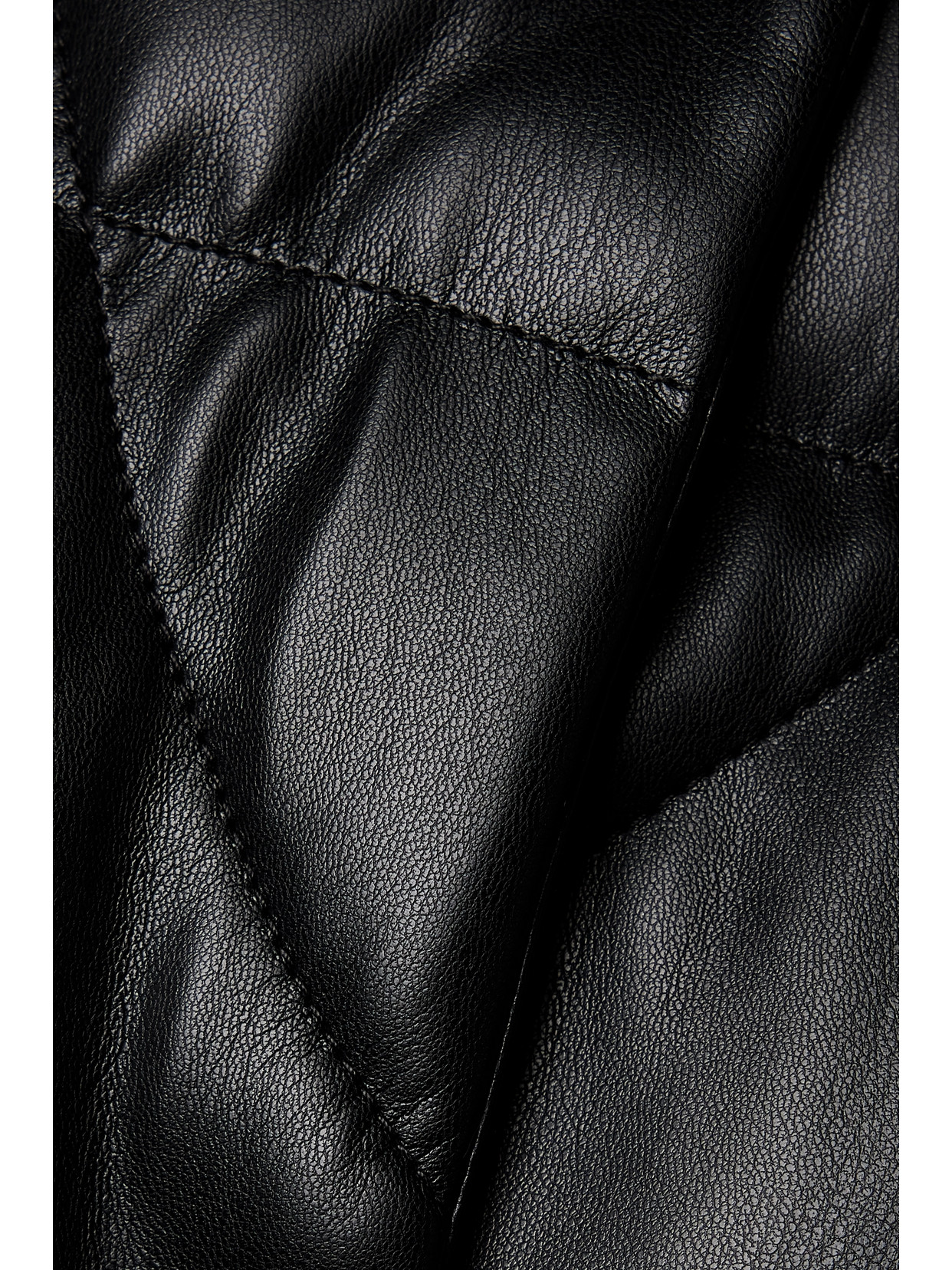 + Net Sustain Hooded Quilted Padded Vegetarian Jacket