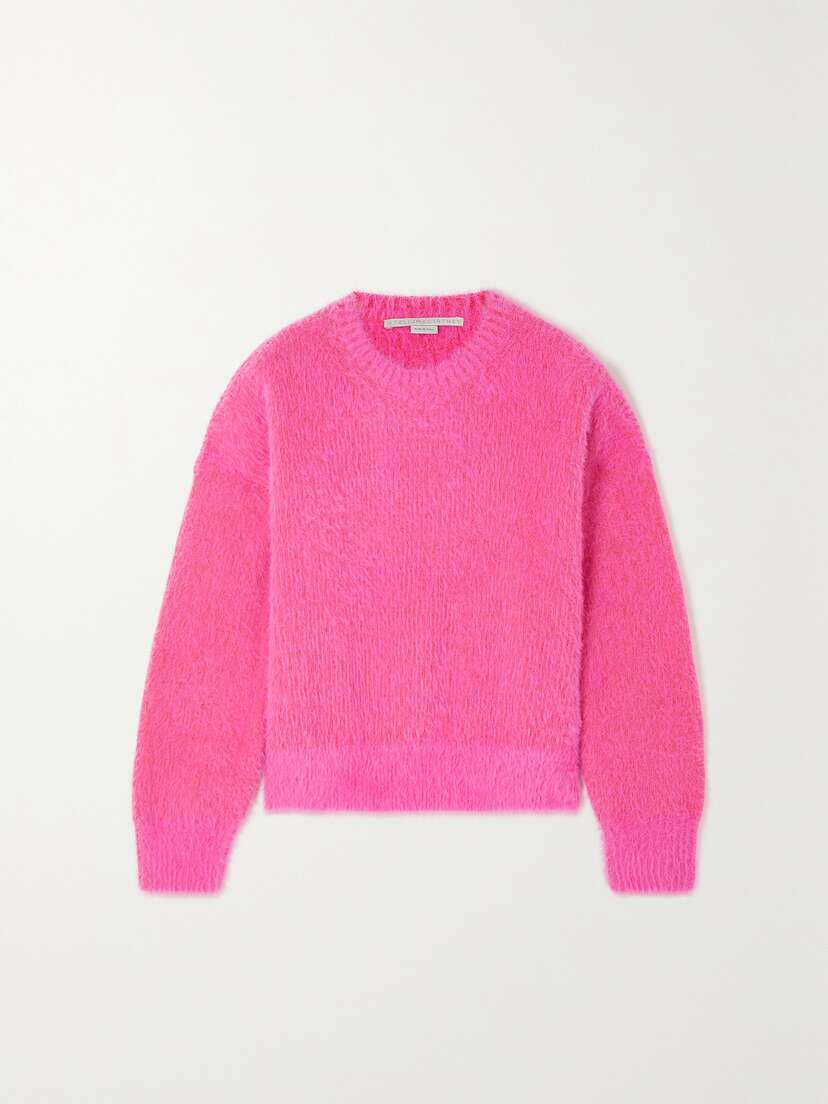Stella McCartney + Net Sustain Brushed-knit Sweater
