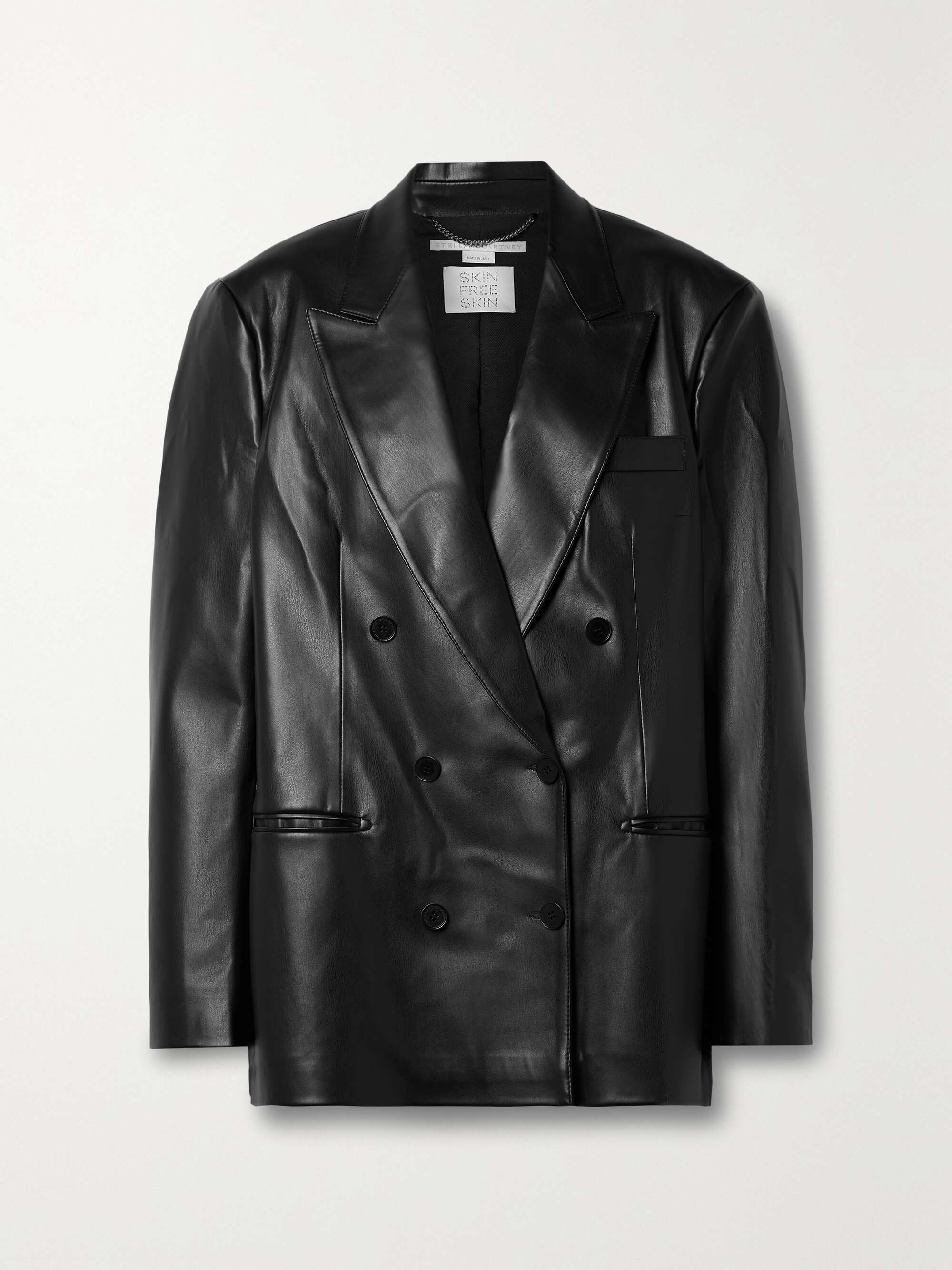 STELLA MCCARTNEY + NET SUSTAIN oversized double-breasted