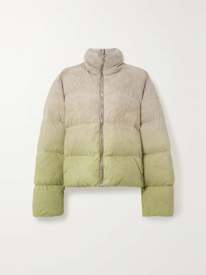 Rick Owens Quilted Shell Down Jacket