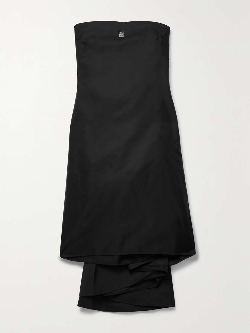Givenchy Draped Embellished Twill Mini Dress