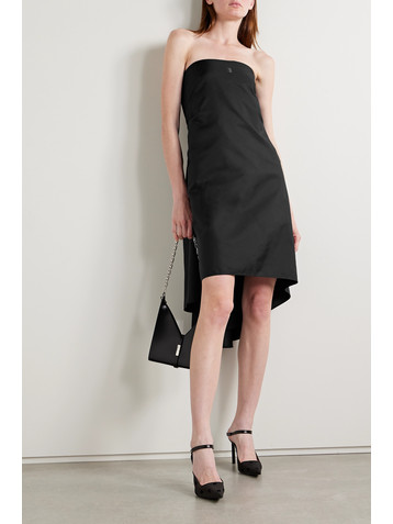 Givenchy Draped embellished twill mini dress