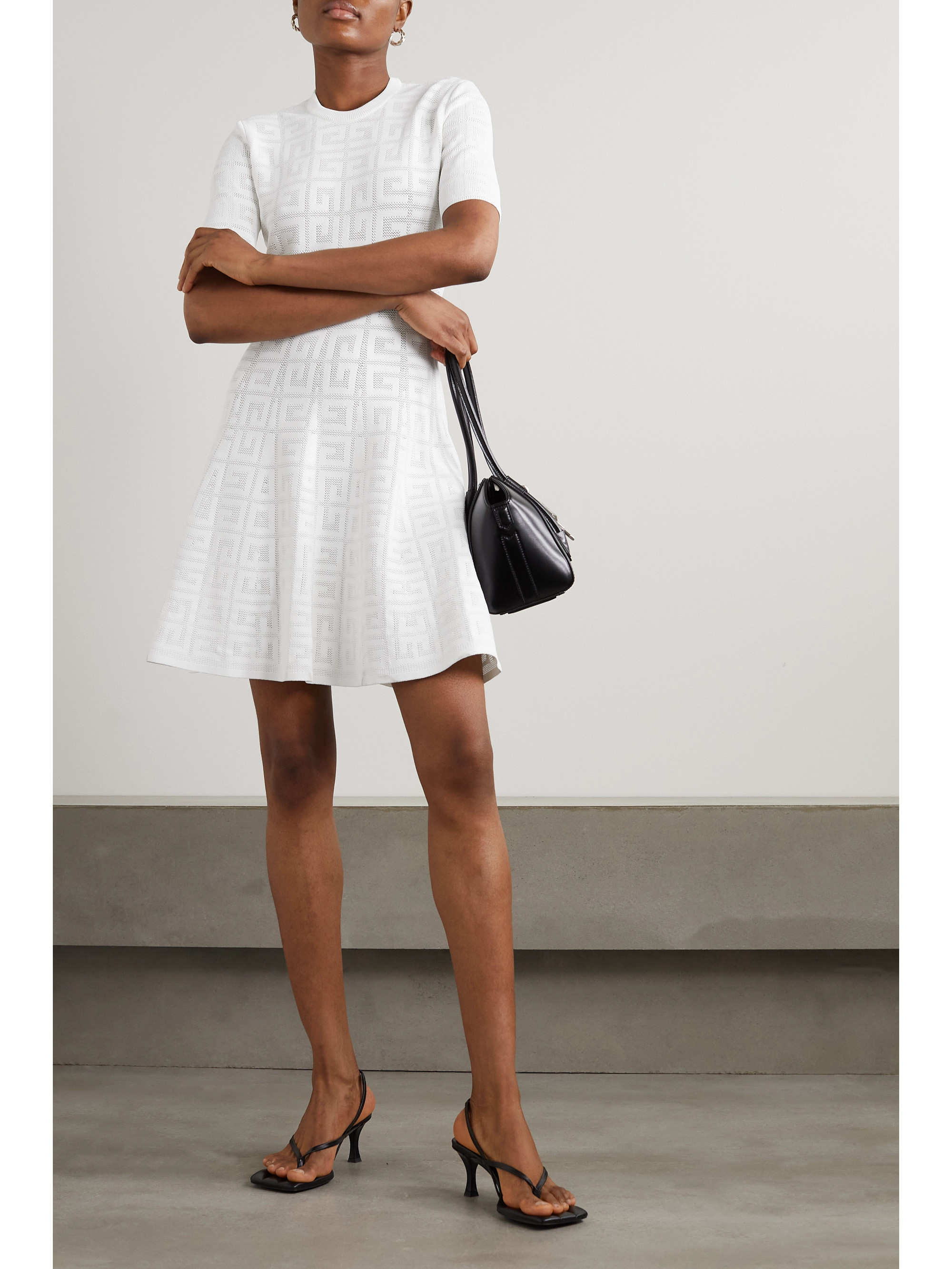 Givenchy Jacquard-knit mini dress