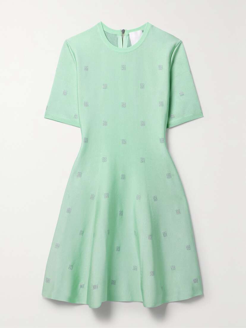 Givenchy 4g Stretch Jacquard-knit Mini Dress