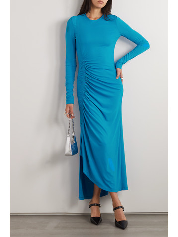 Givenchy Ruched knitted maxi dress