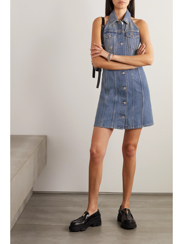 Givenchy Denim halterneck dress
