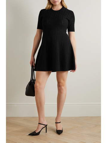 Givenchy Jacquard-knit mini dress