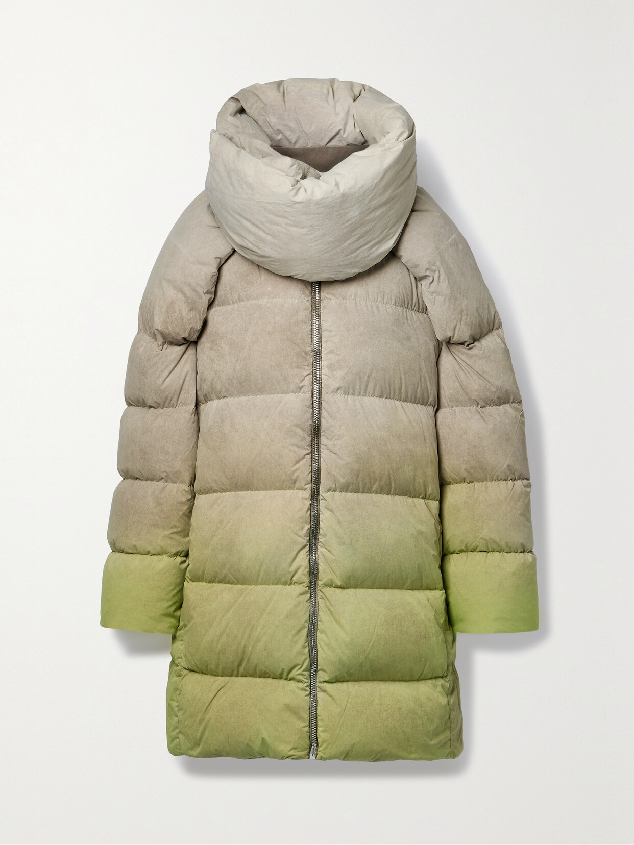 Moncler - Convertible Dégradé Quilted Shell Down Jacket - Green