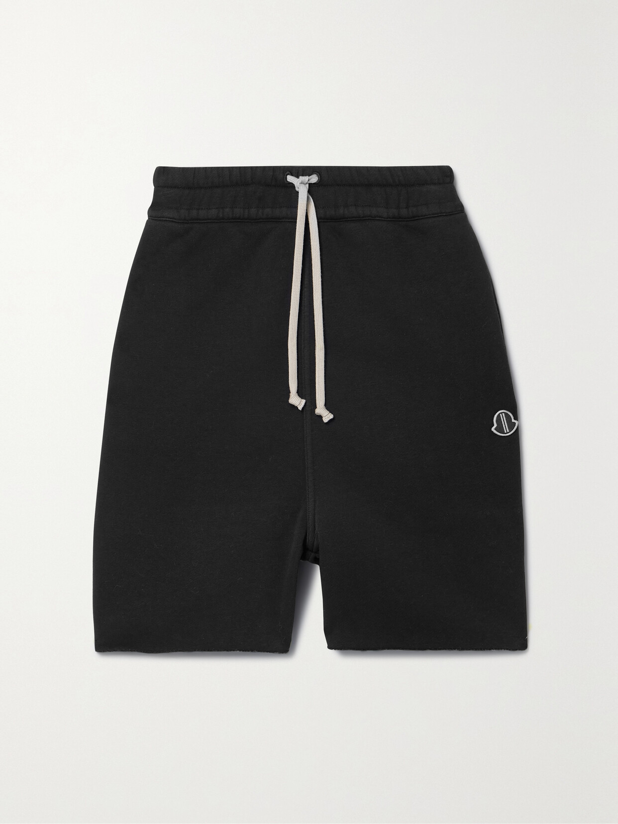 Moncler - Cotton-blend Jersey Shorts - Black