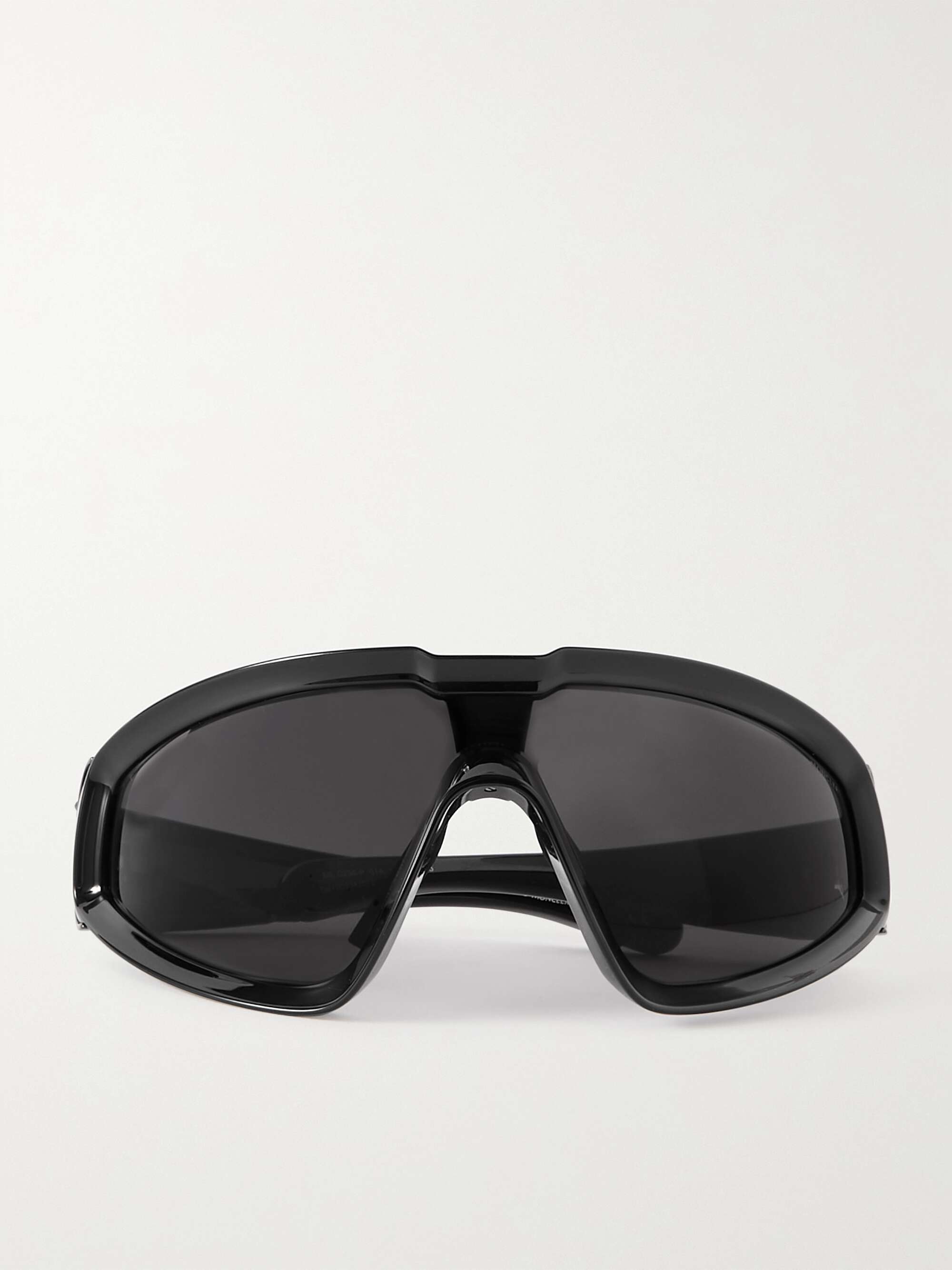 MONCLER + RICK OWENS Oversized D-frame acetate sunglasses | NET-A-PORTER