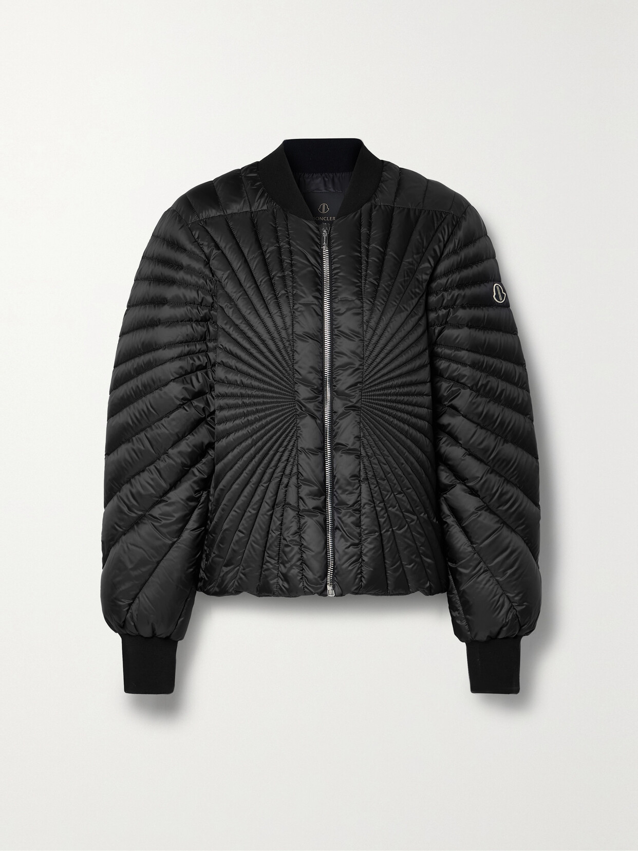 Moncler - Radiance Flight Quilted Shell Down Bomber Jacket - Black