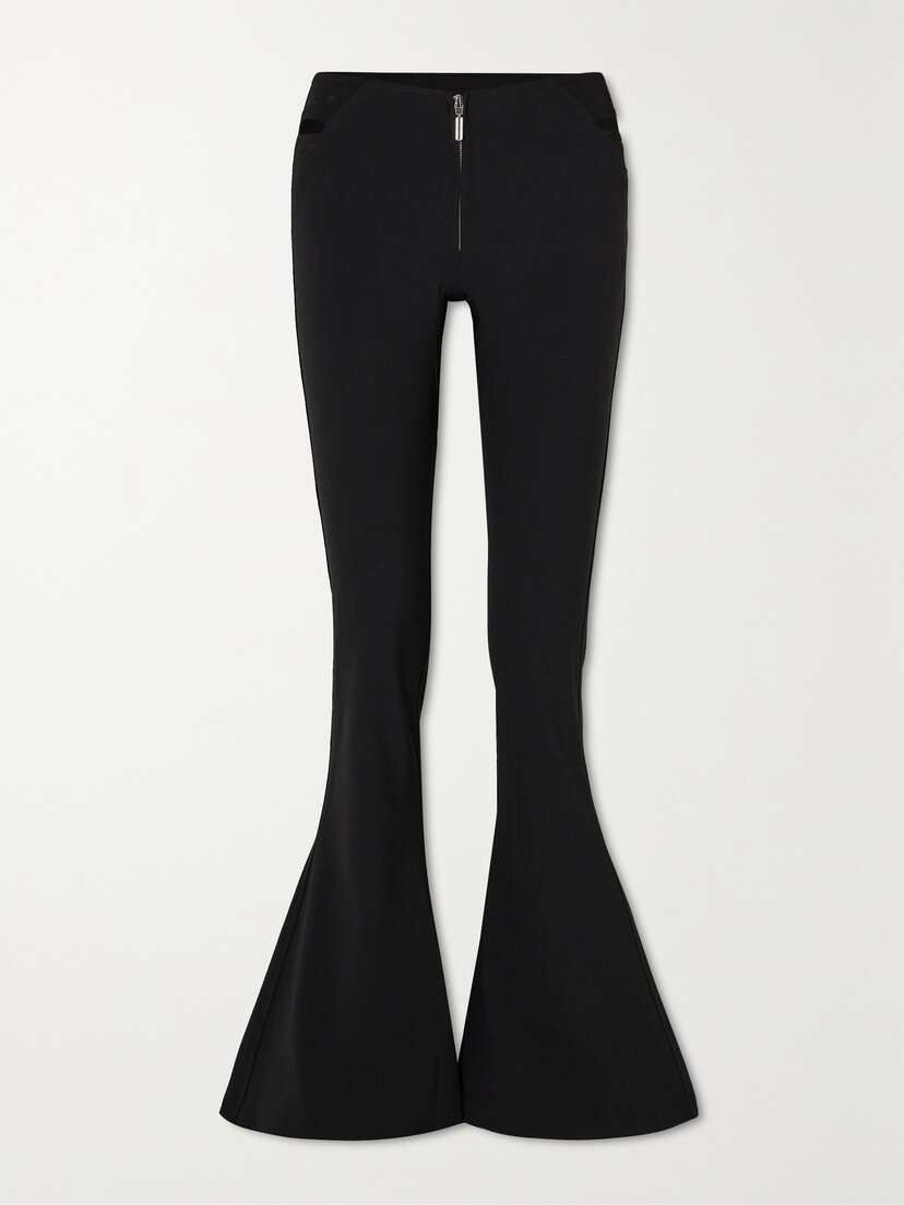 Jean Paul Gaultier + Knwls Cutout Woven Flared Pants