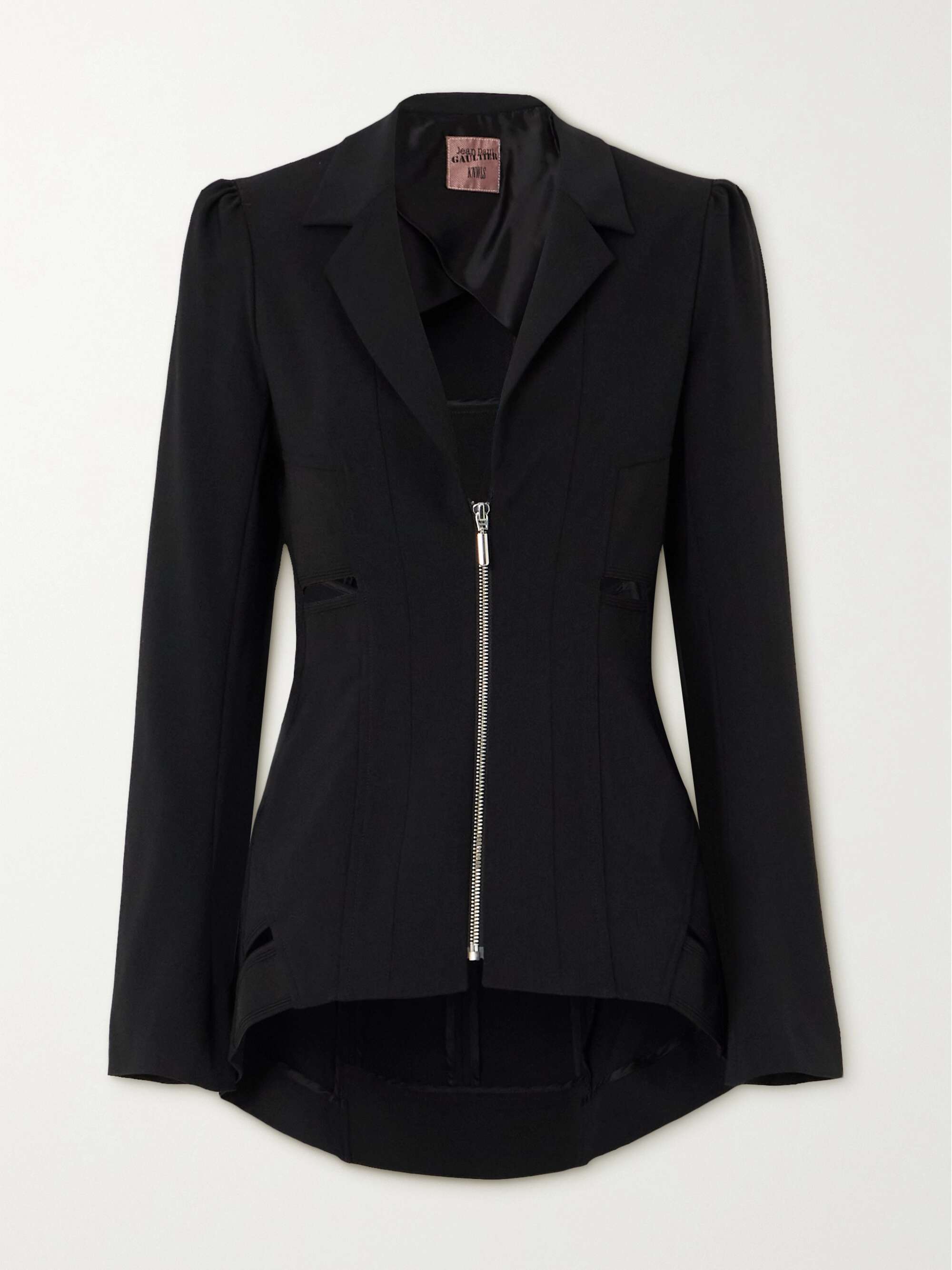 Crepe Blazer with Shawl Collar – Eclipse