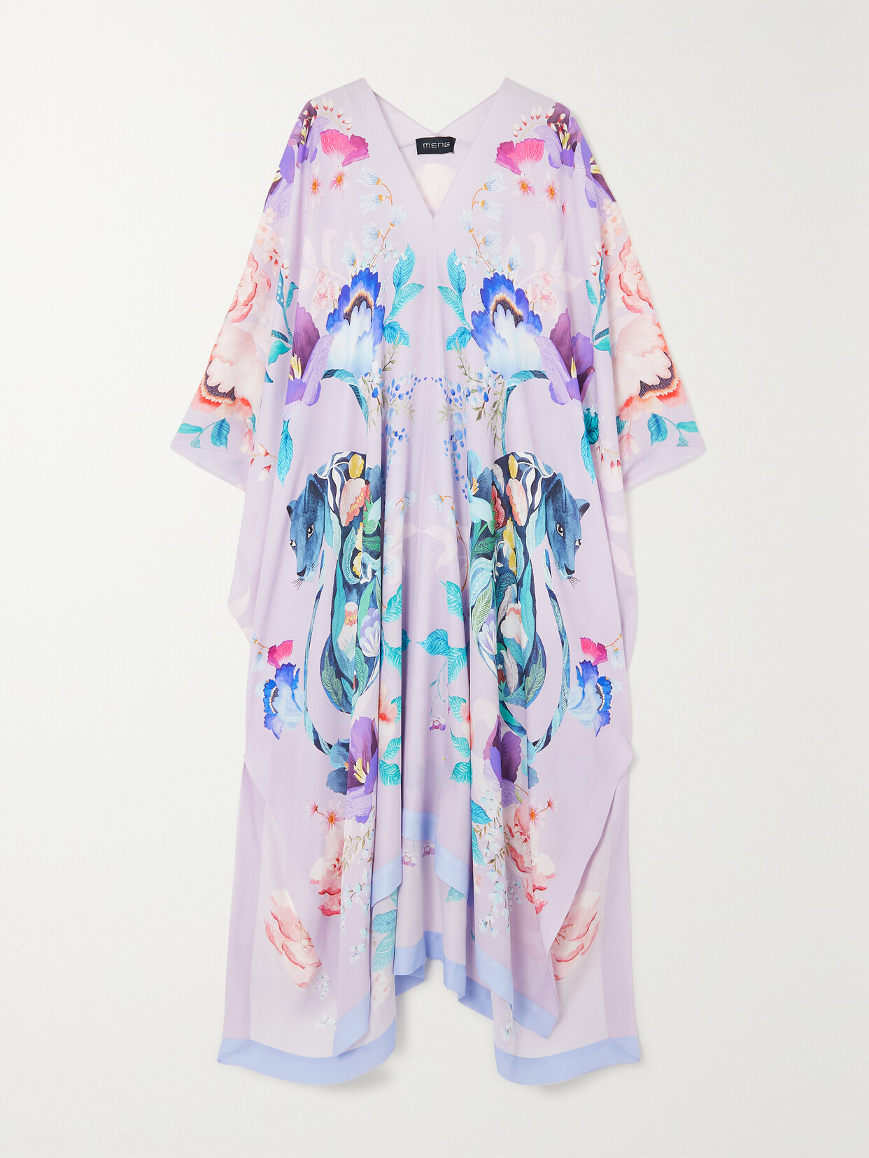 MENG Printed Silk-georgette Kaftan
