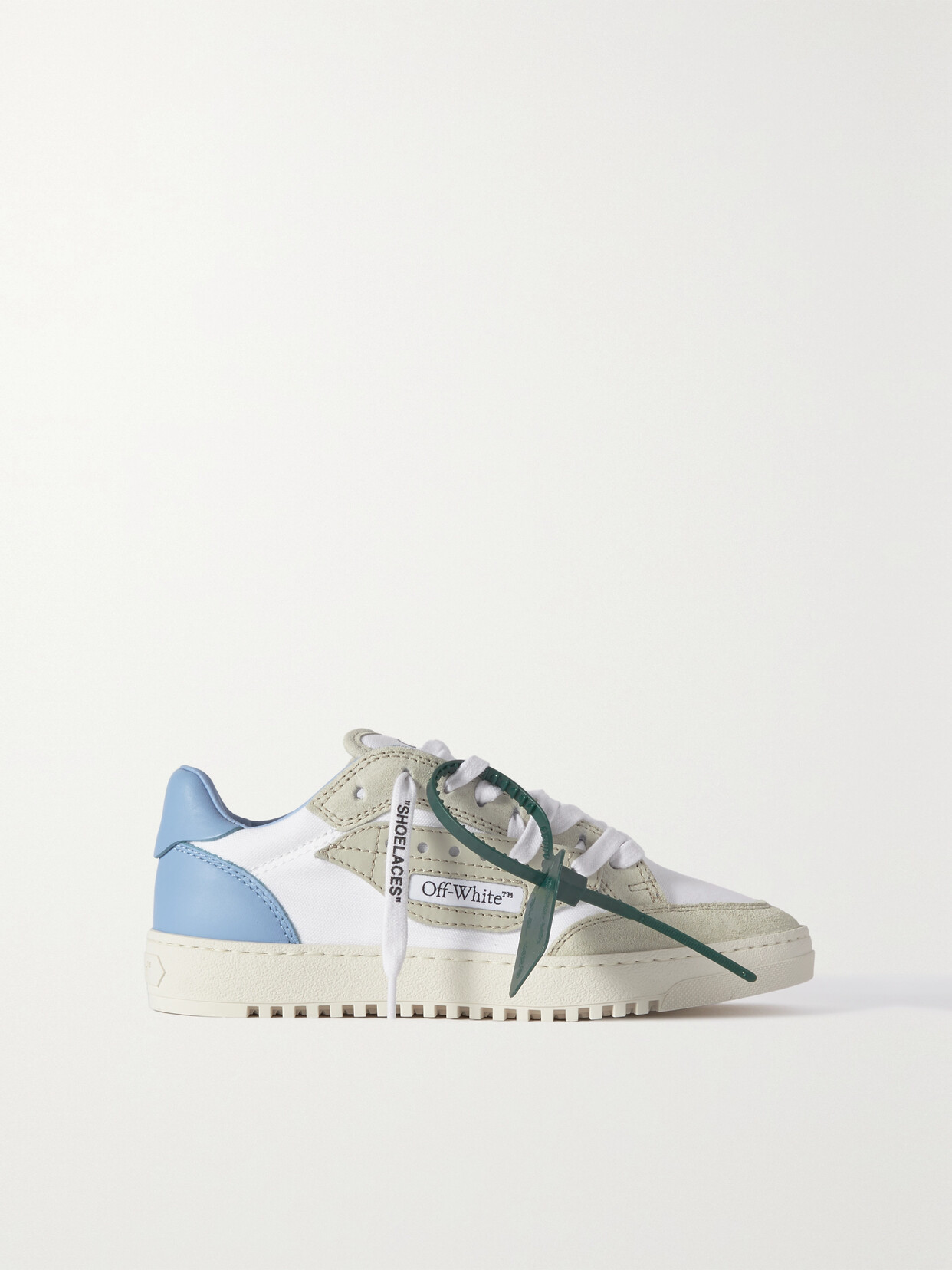 Off-White - Off-court 5.0 Suede- And Leather-trimmed Canvas Sneakers - IT36