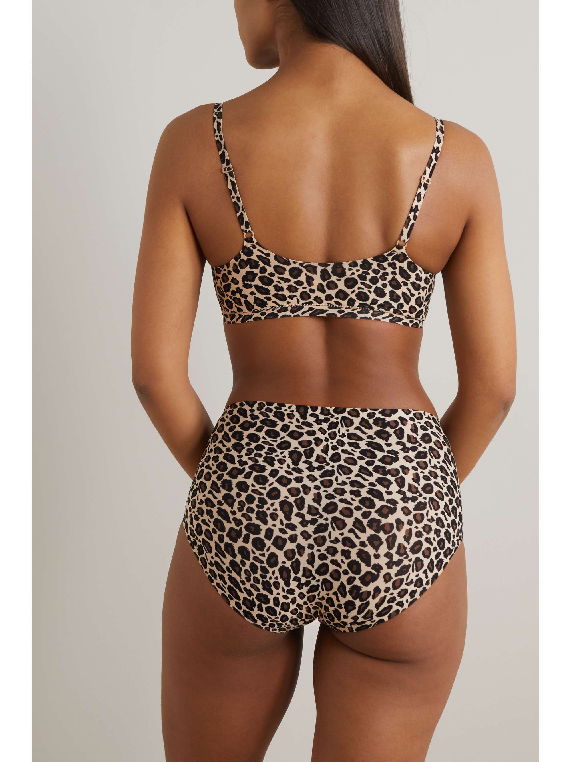 CHANTELLE Soft Stretch leopard-print jersey briefs