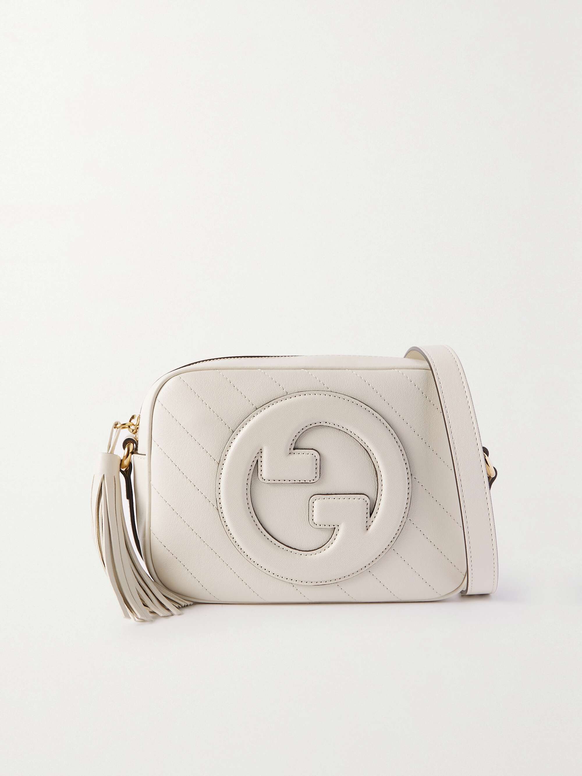 matron fest klassekammerat GUCCI Blondie leather shoulder bag | NET-A-PORTER