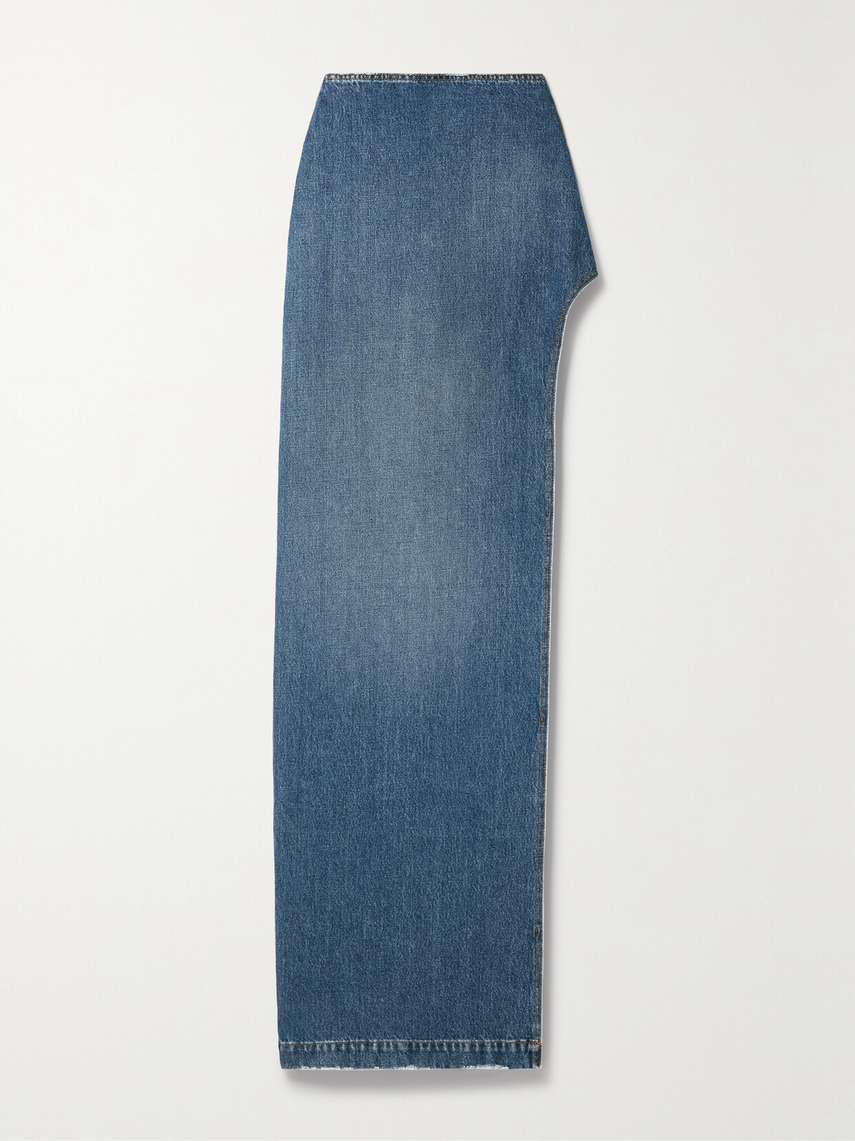 Mônot - Denim Maxi Skirt - Blue