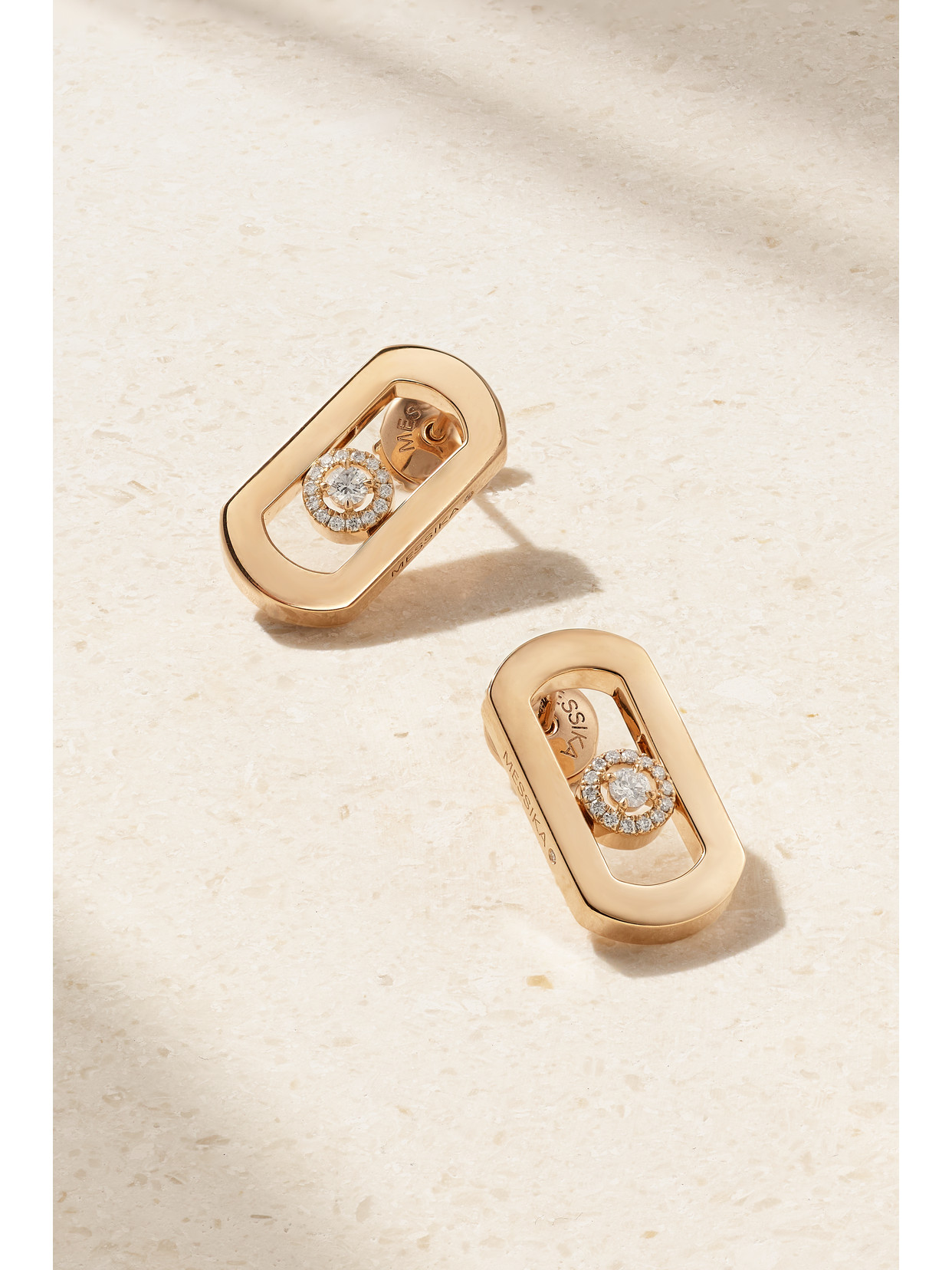 Messika Move Citizen 18-karat Gold Diamond Earrings