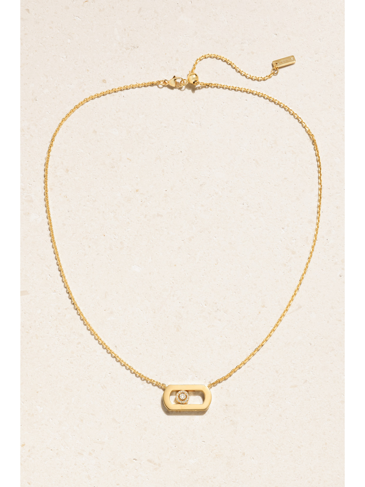 Messika Move Citizen 18-karat Gold Diamond Necklace In Gold