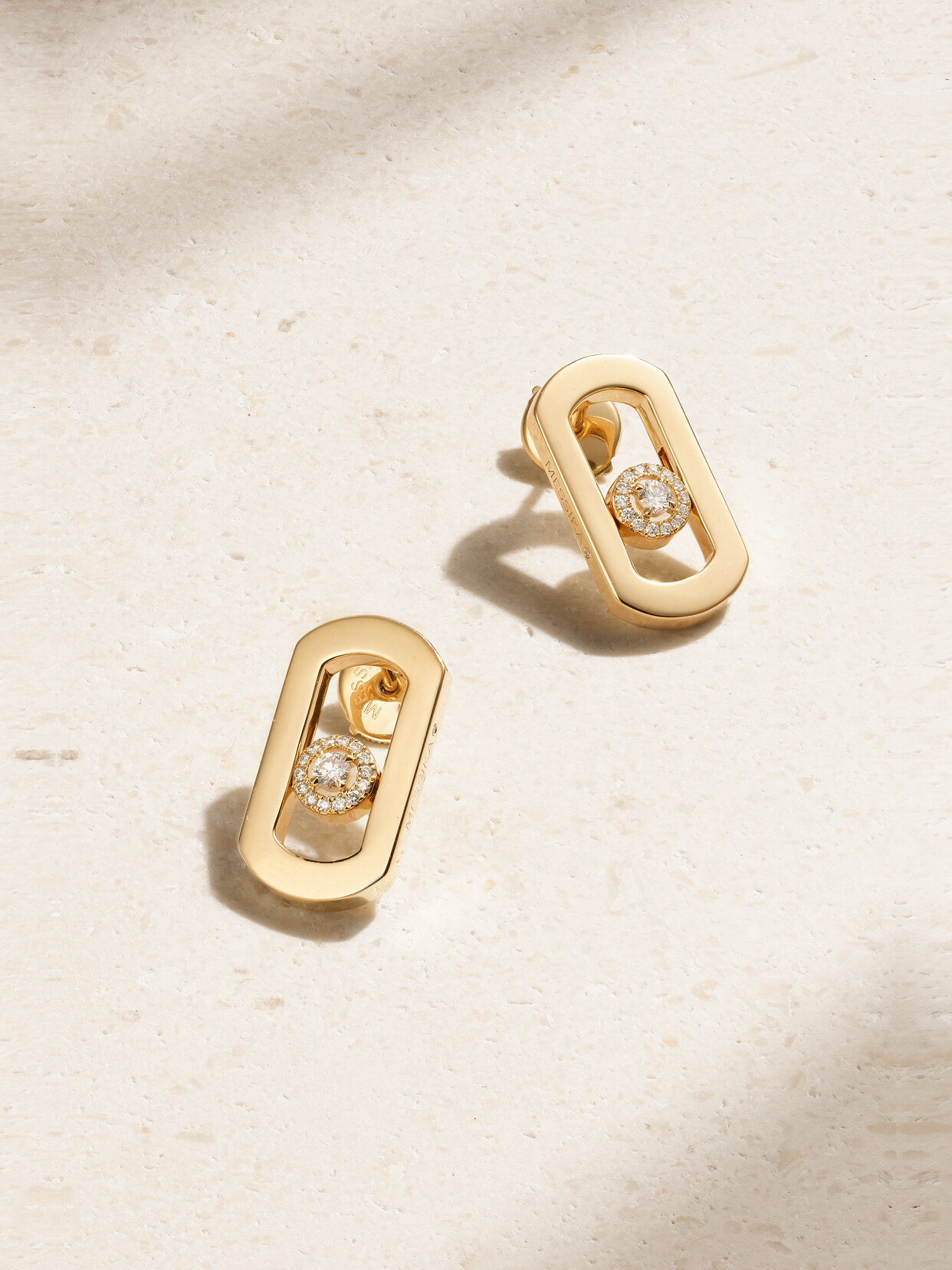 Messika Move Citizen 18-karat Gold Diamond Earrings