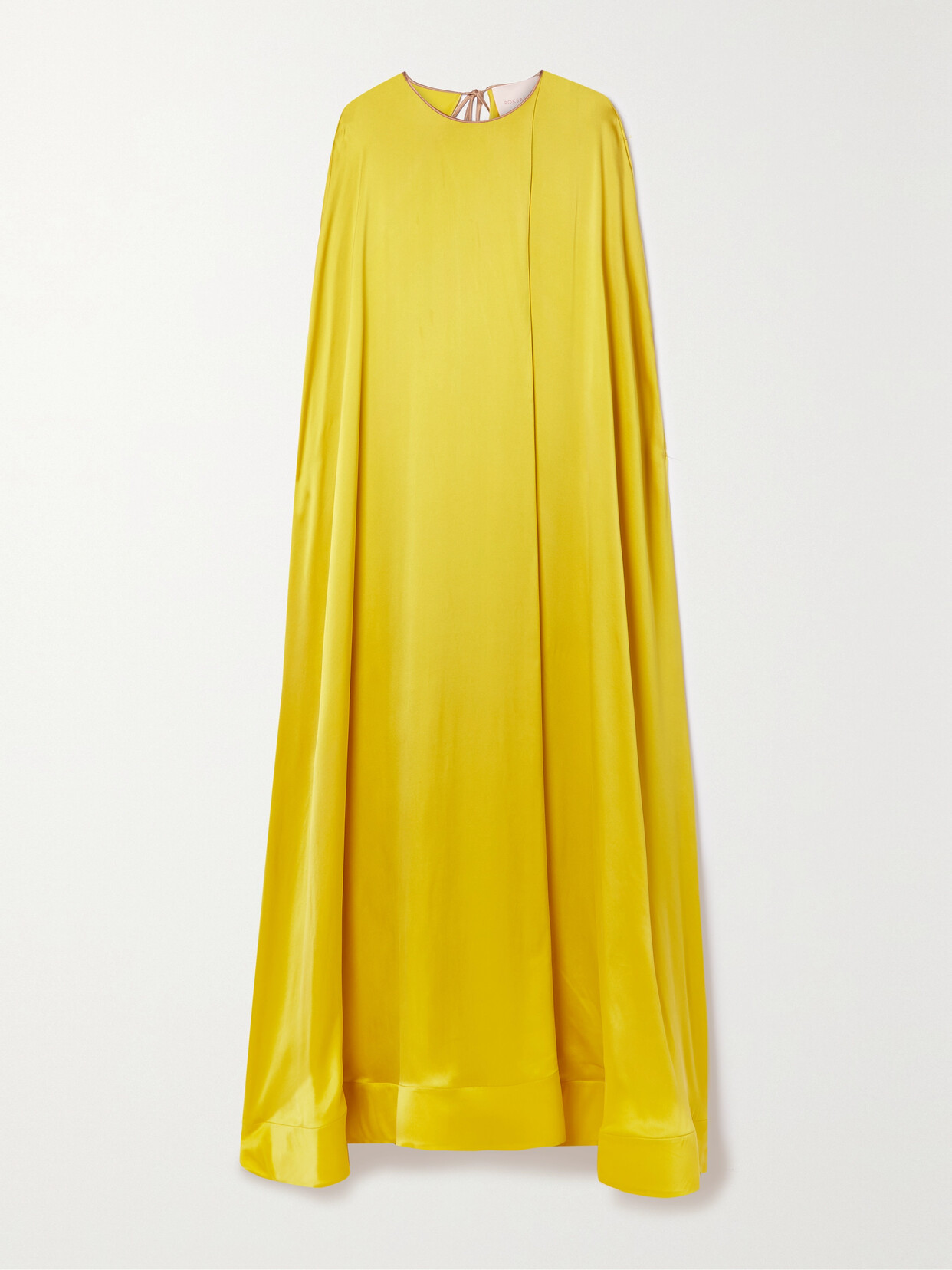 Roksanda Parvina Cape-effect Draped Silk-satin Gown