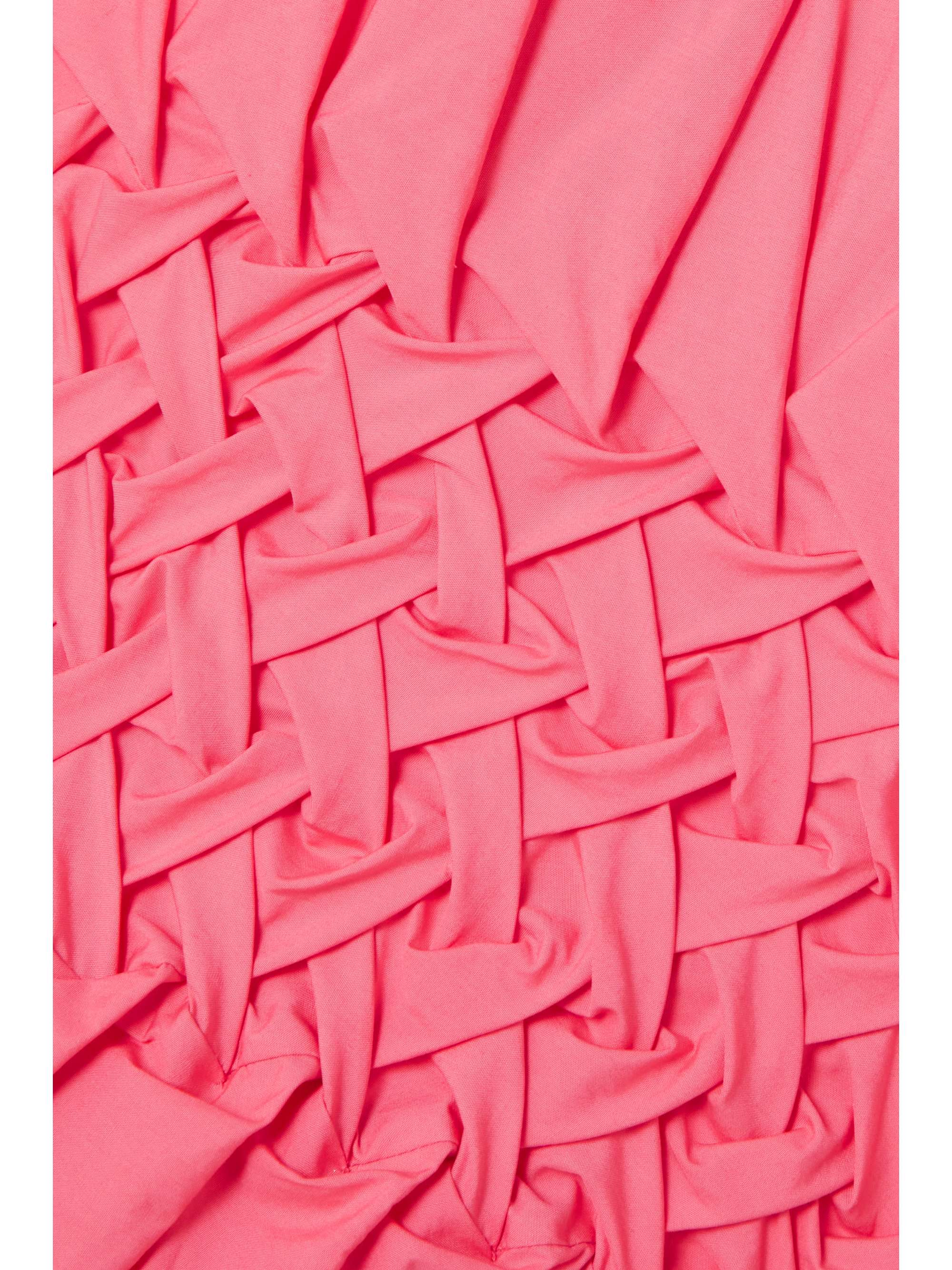 ROKSANDA Esti gathered pleated cotton-poplin midi dress