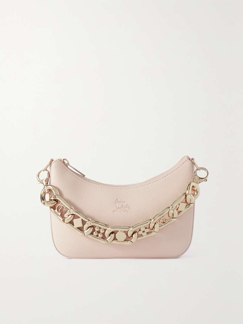 Christian Louboutin Loubila Mini Textured-leather Shoulder Bag