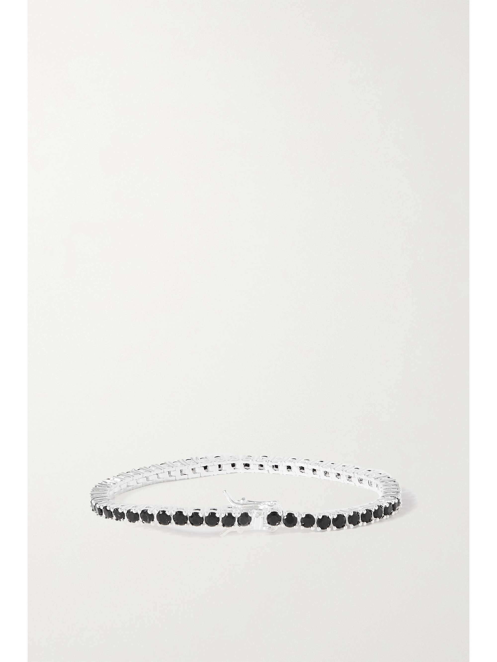 CRYSTAL HAZE JEWELRY Serena silver-plated cubic zirconia tennis bracelet