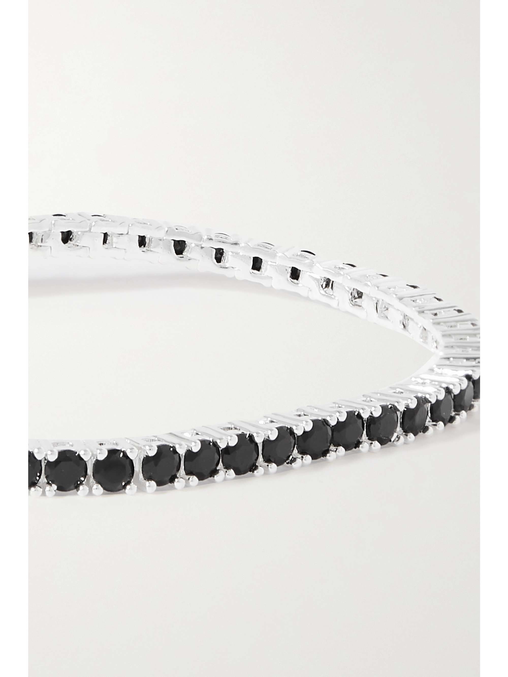 CRYSTAL HAZE JEWELRY Serena silver-plated cubic zirconia tennis bracelet