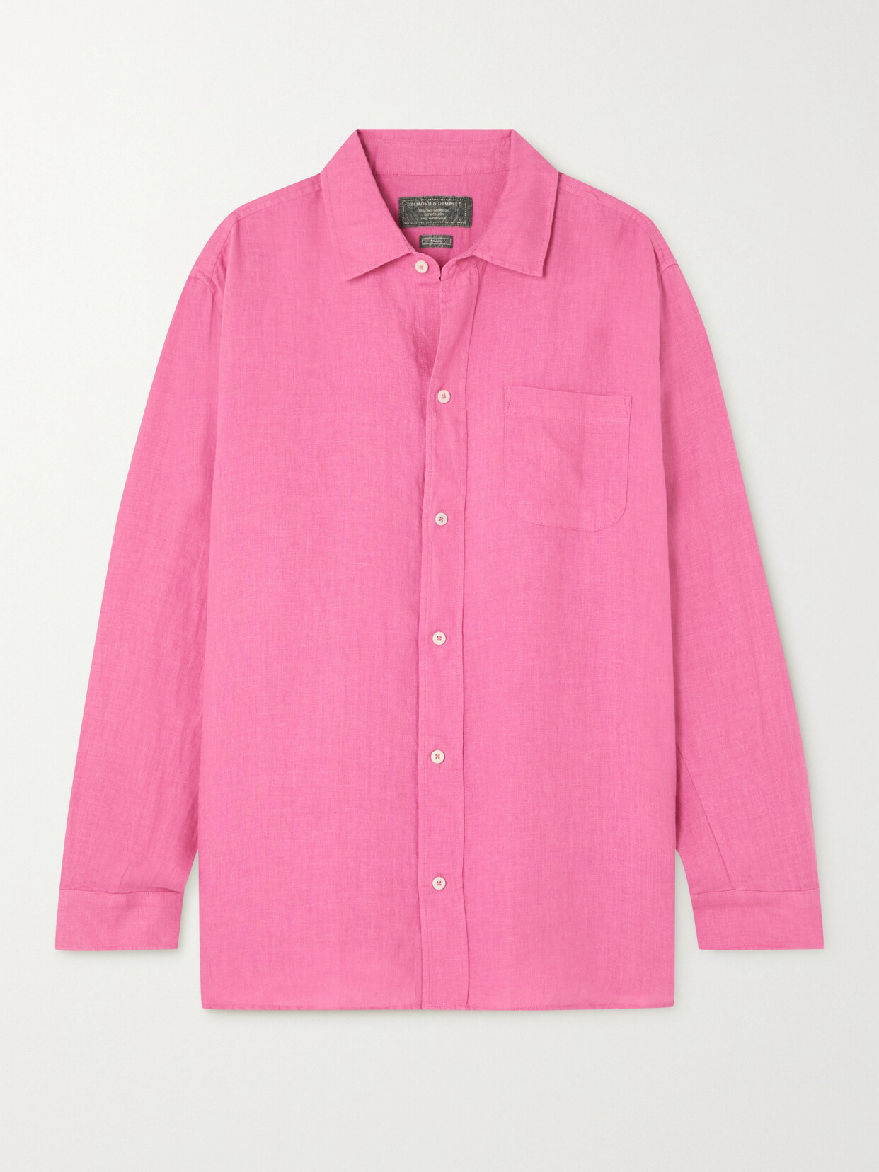 Desmond & Dempsey - Linen Shirt - Pink