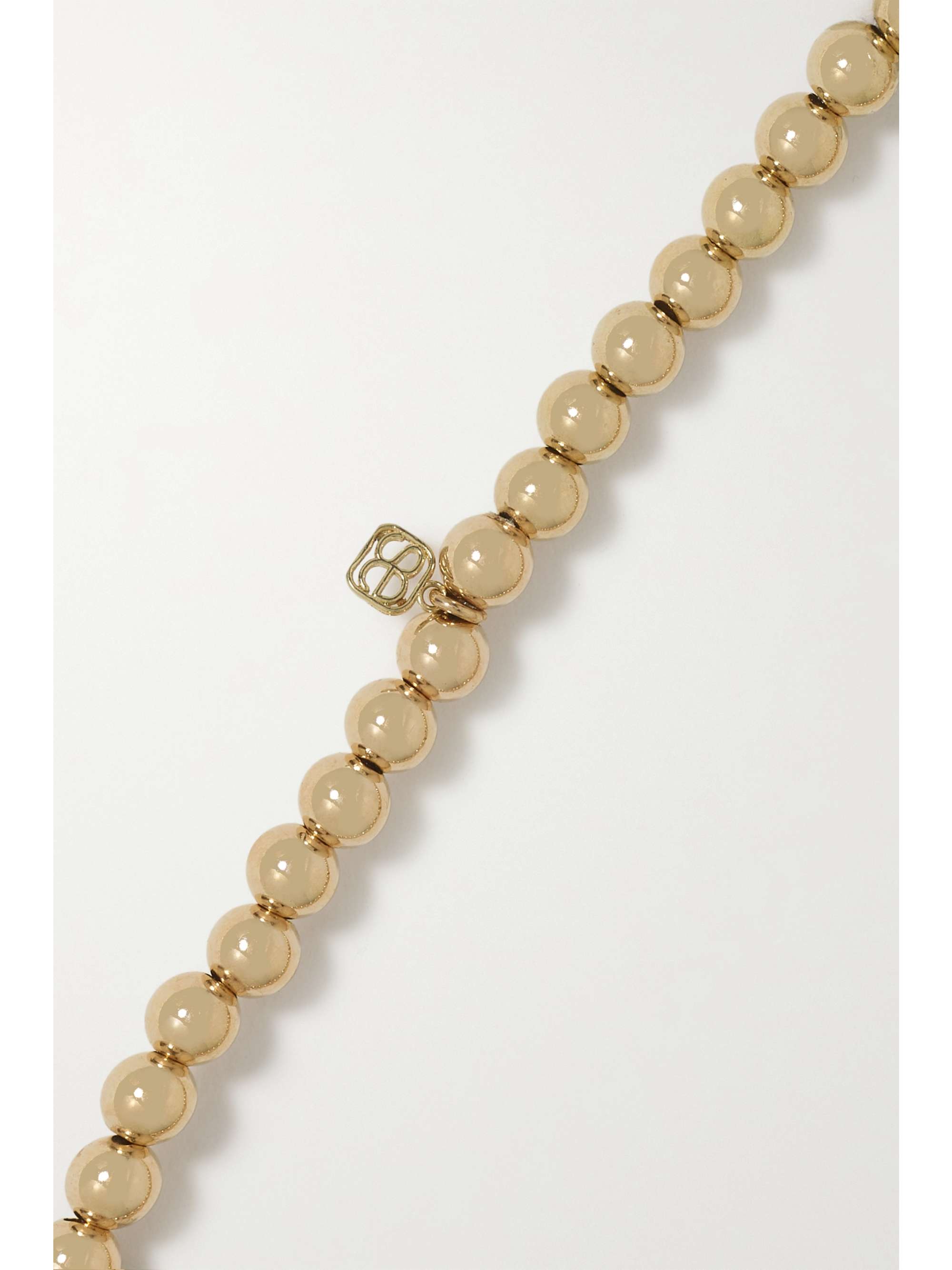 SYDNEY EVAN Evil Eye 14-karat gold and enamel bracelet