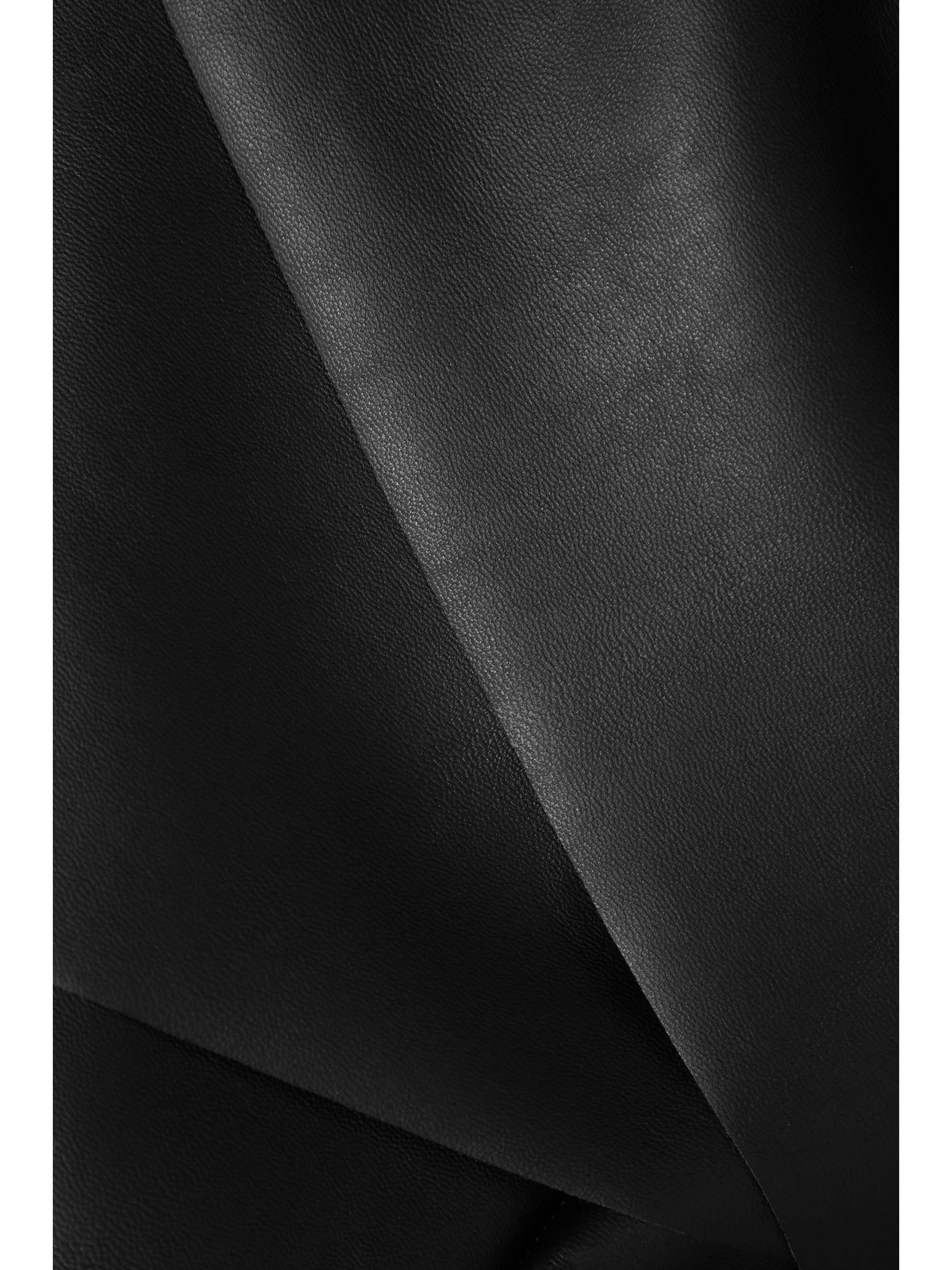 WOLFORD + No 21 Loredana stretch vegan leather leggings