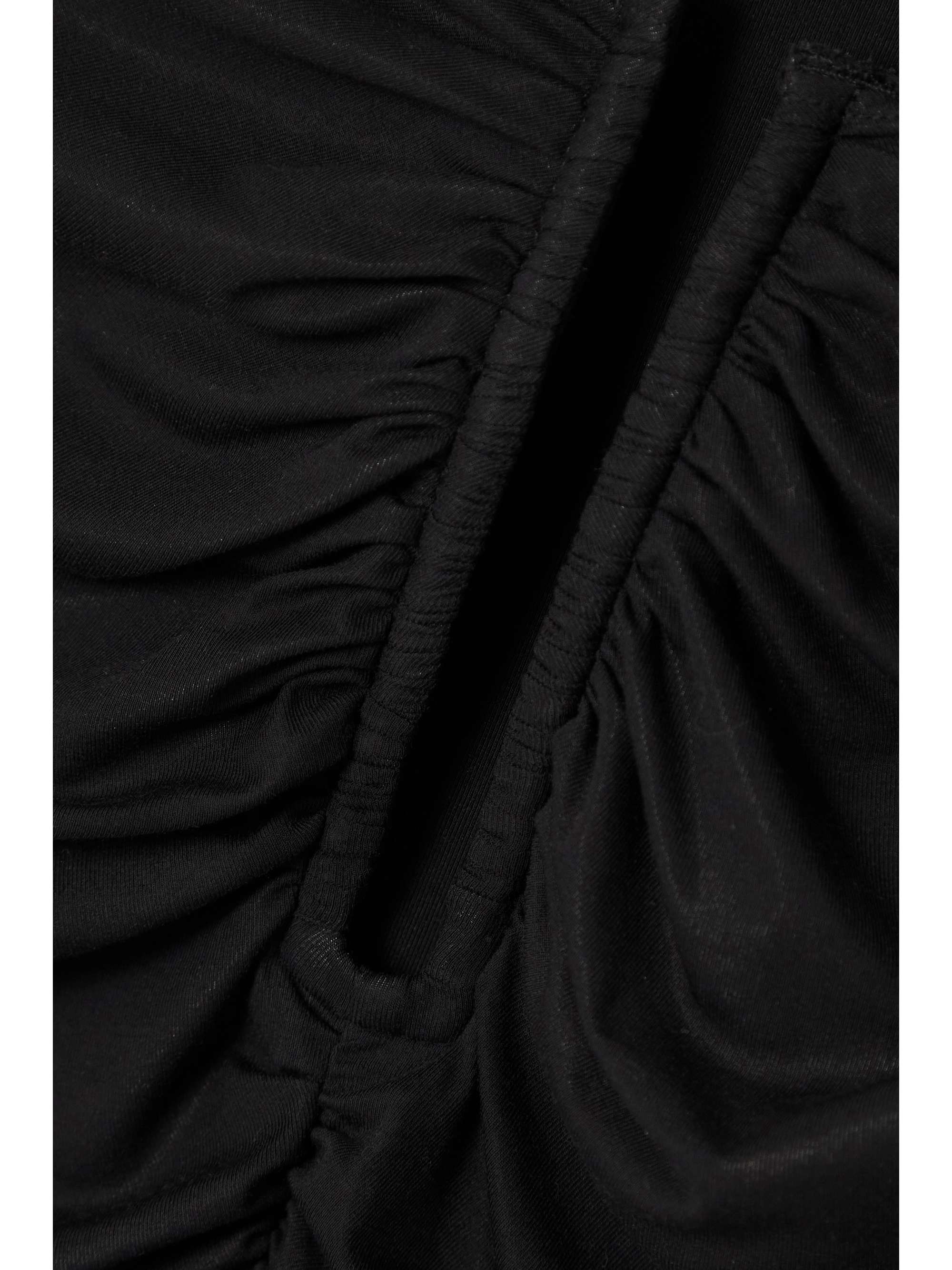 WOLFORD + N°21 ストレッチジャージー カットアウトボディスーツ ルーシュ入り