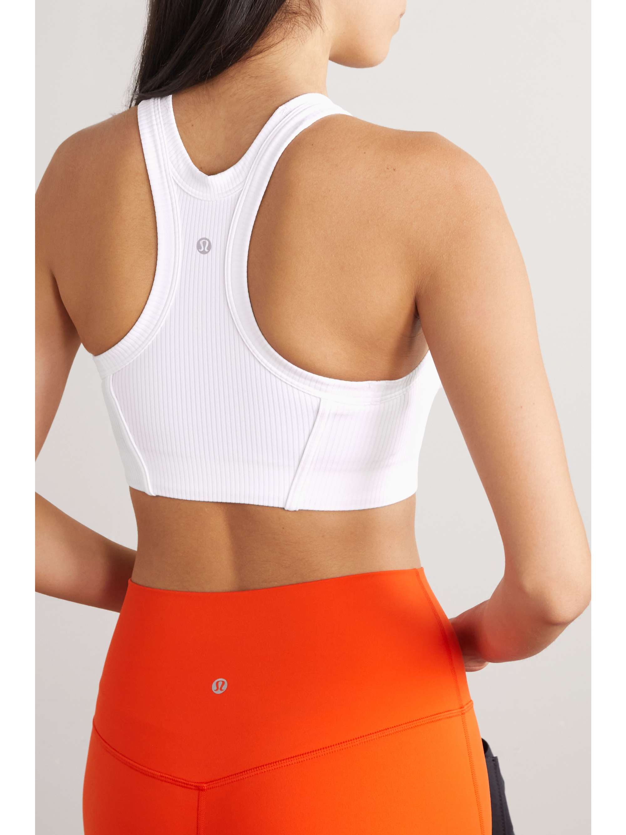 LULULEMON Ribbed HighNeck Nulu sports bra NETAPORTER