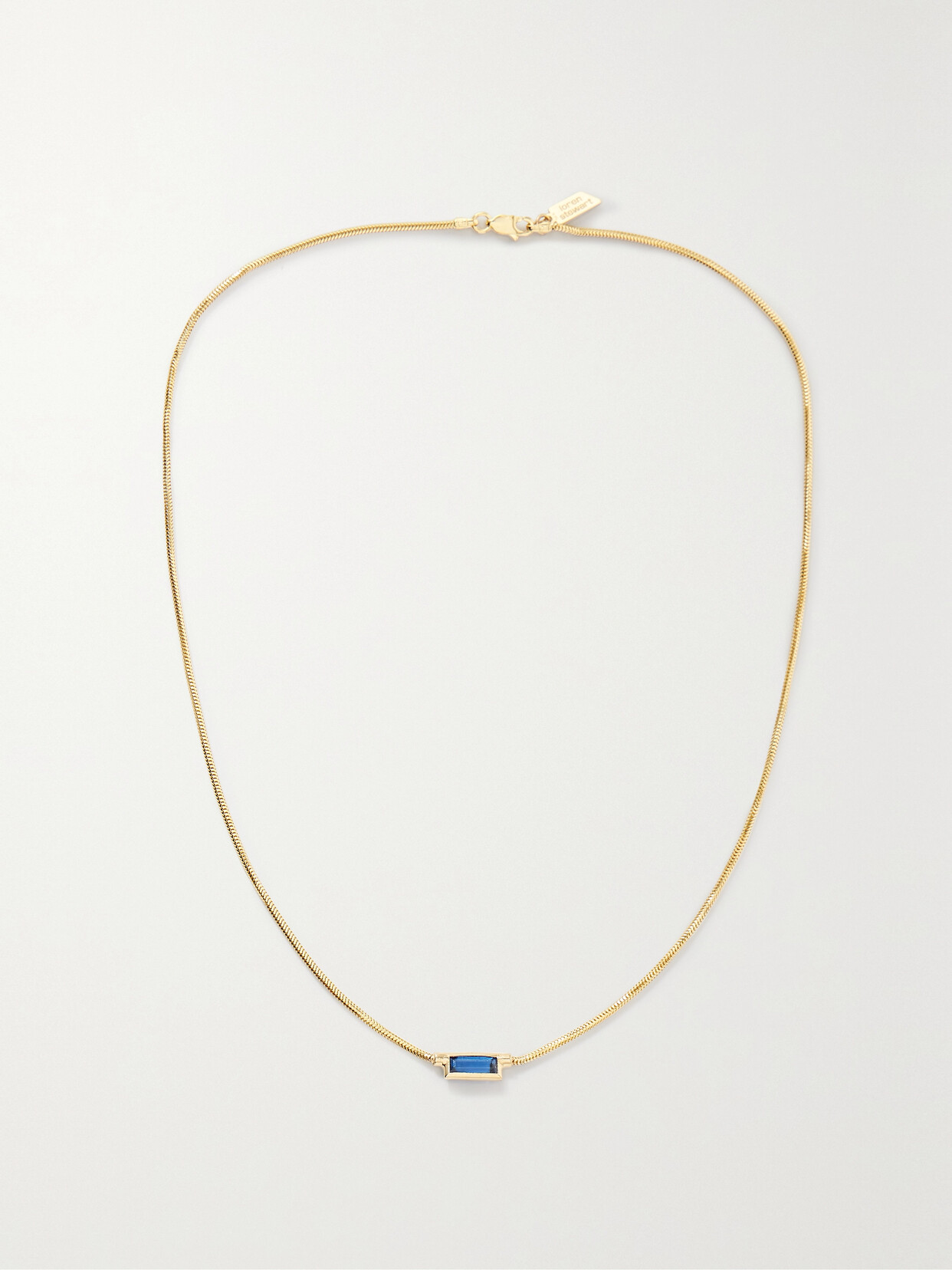 Loren Stewart 14-karat Gold Kyanite Necklace