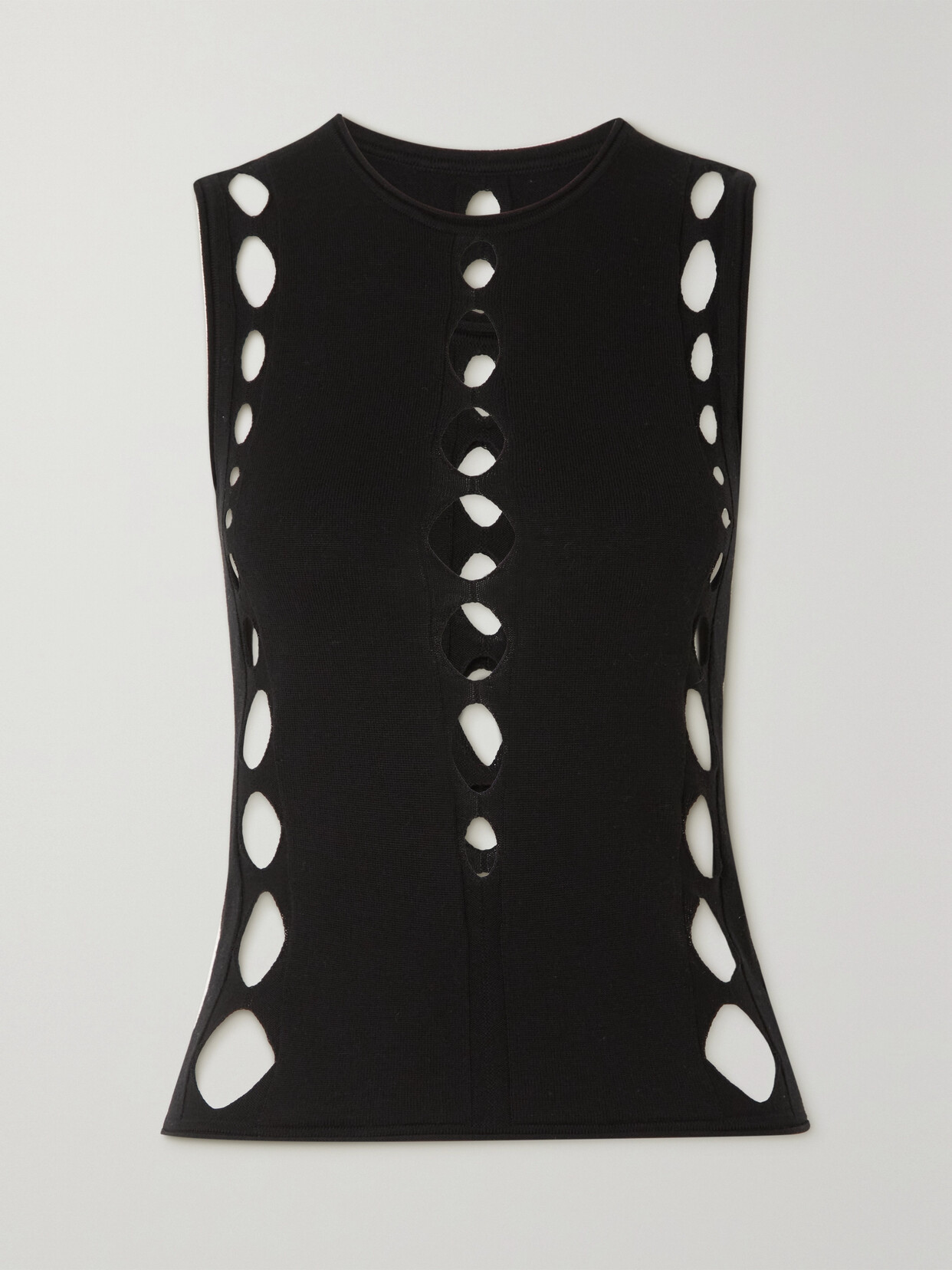 Dion Lee - Cutout Merino Wool Tank - Black