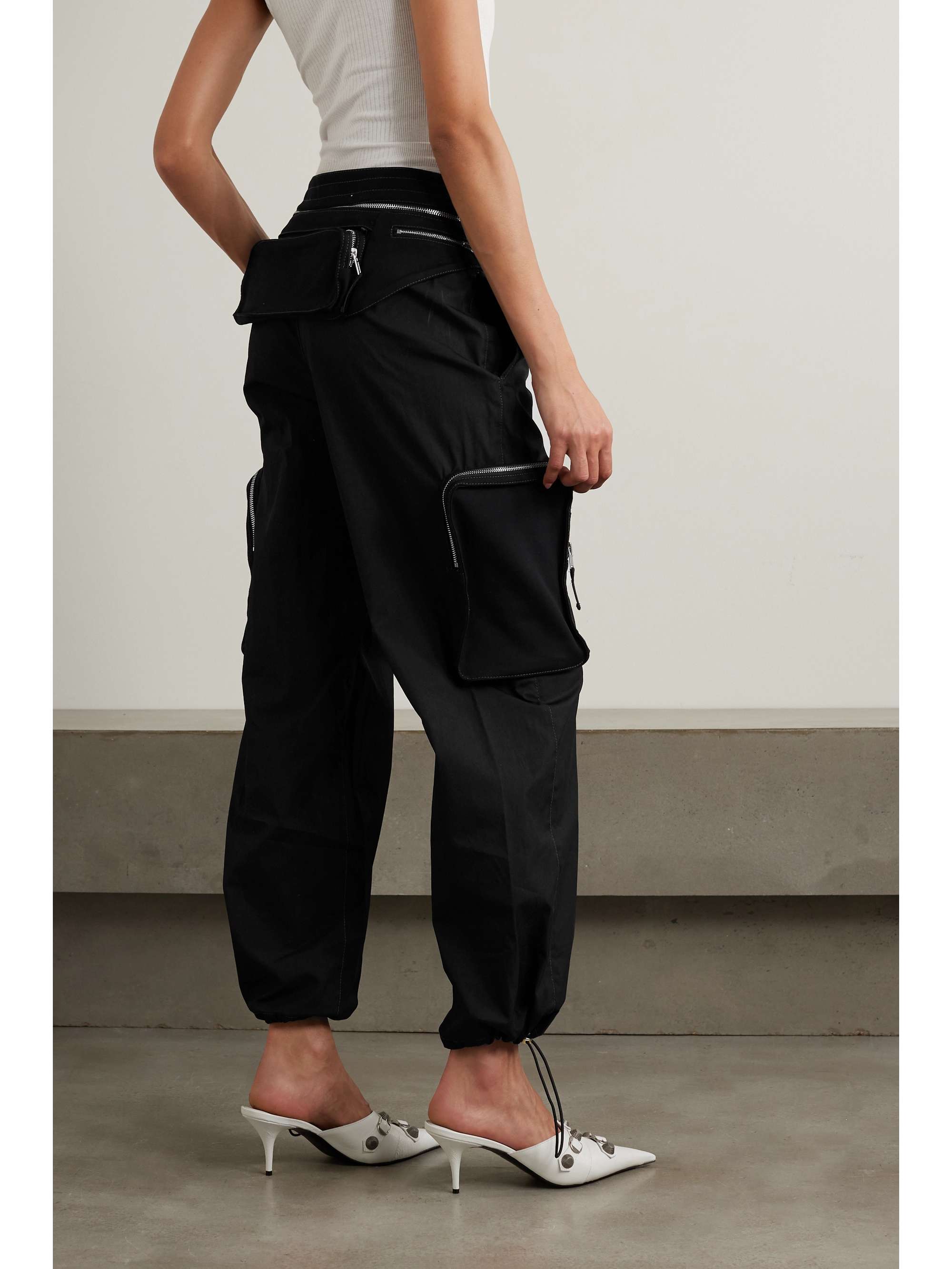 DION LEE Belt Bag organic cotton-blend cargo pants | NET-A-PORTER