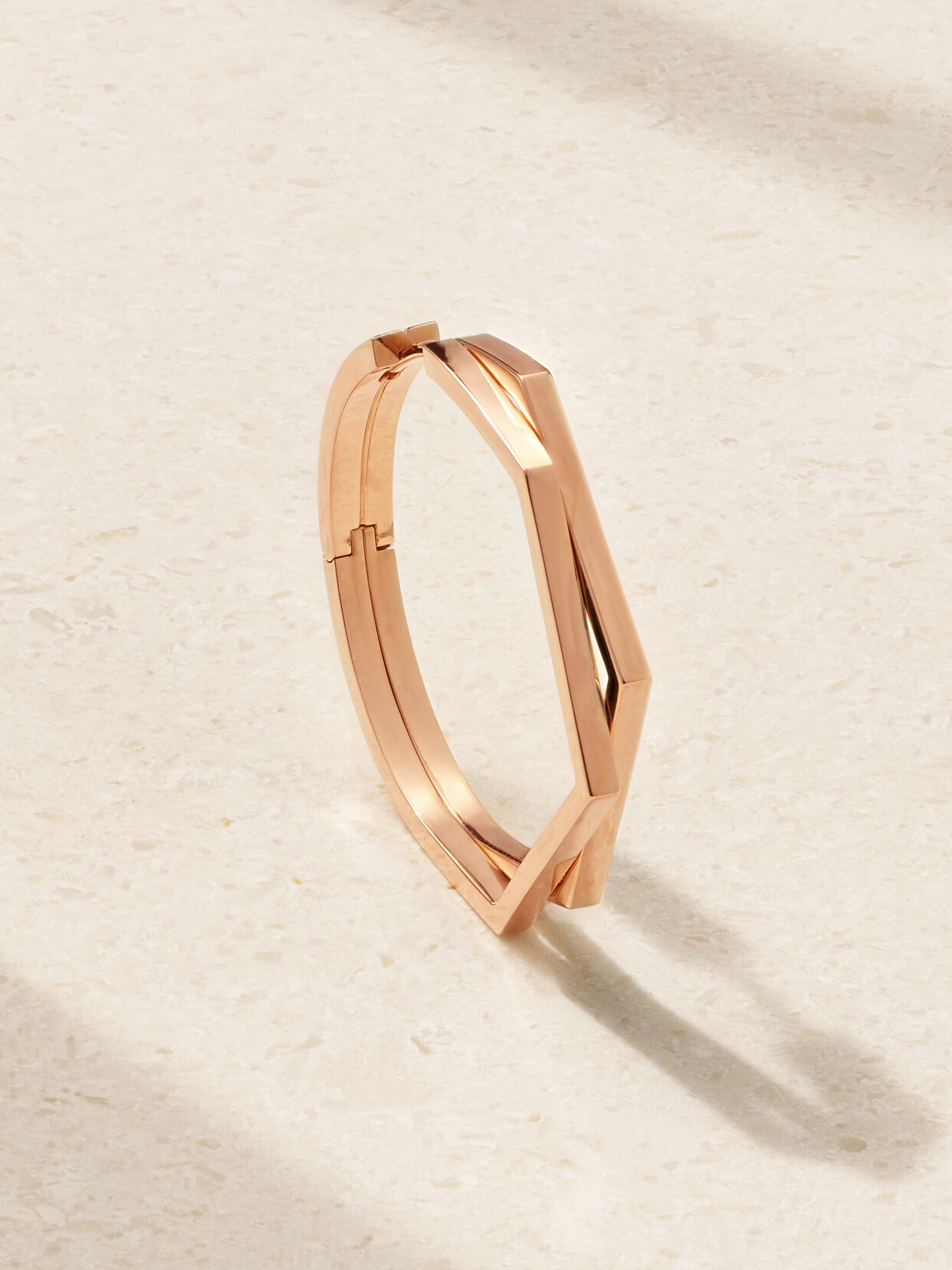 Repossi - Antifer Large 18-karat Rose Gold Single Hoop Earring - One size