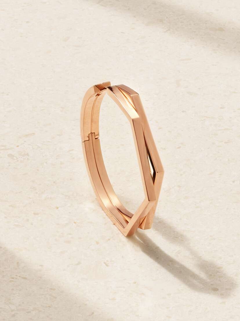 Repossi Antifer Large 18-karat Rose Gold Single Hoop Earring
