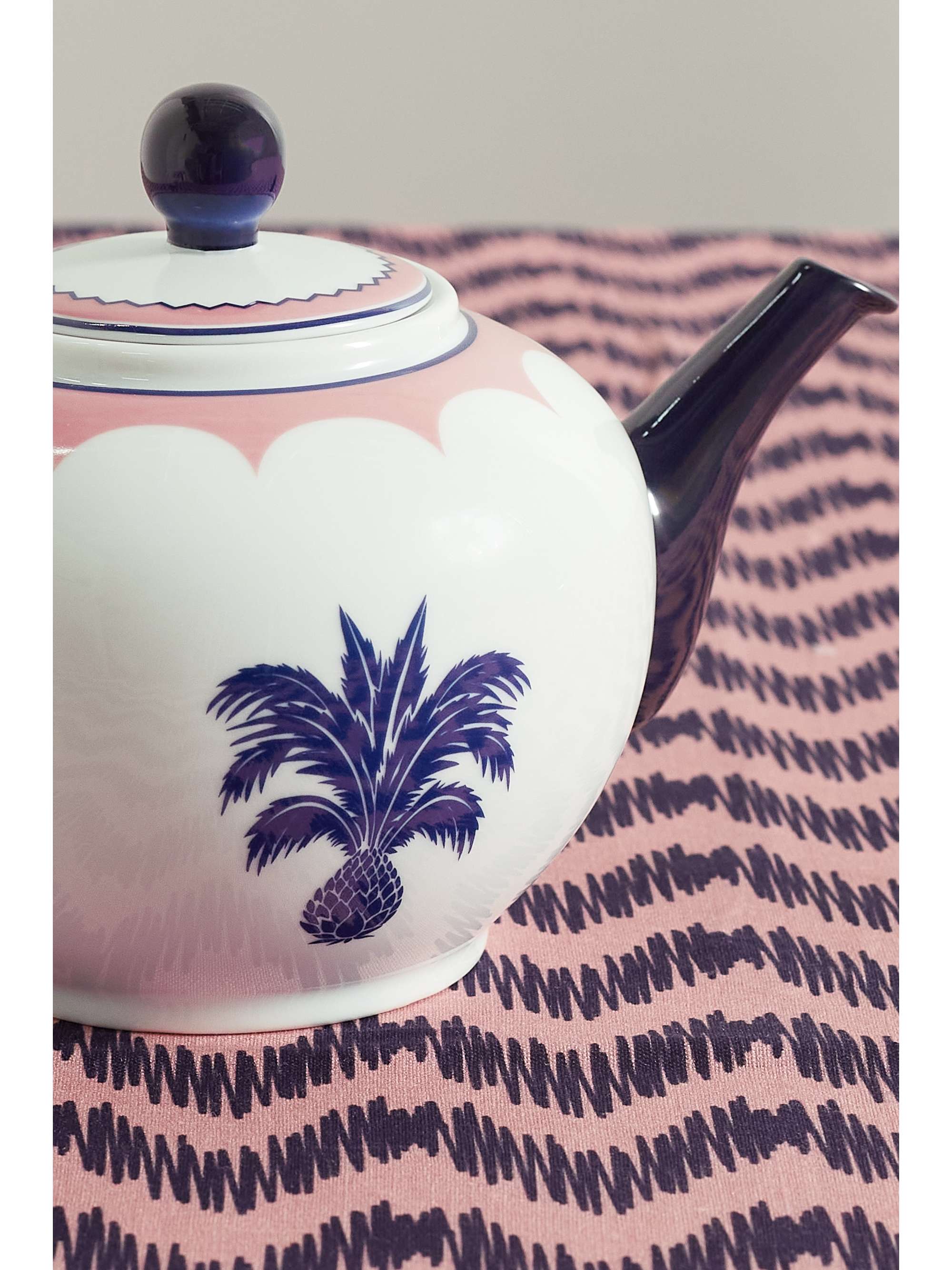 AQUAZZURA CASA Jaipur painted porcelain teapot