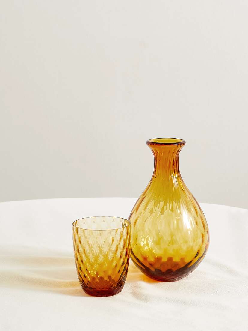 Aquazzura Casa Balloton Murano Carafe And Glass Set