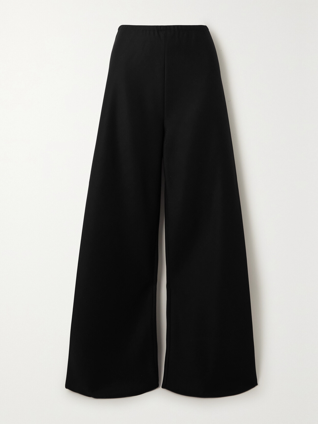 Wardrobe.nyc Wool-blend Wide-leg Pants In Black