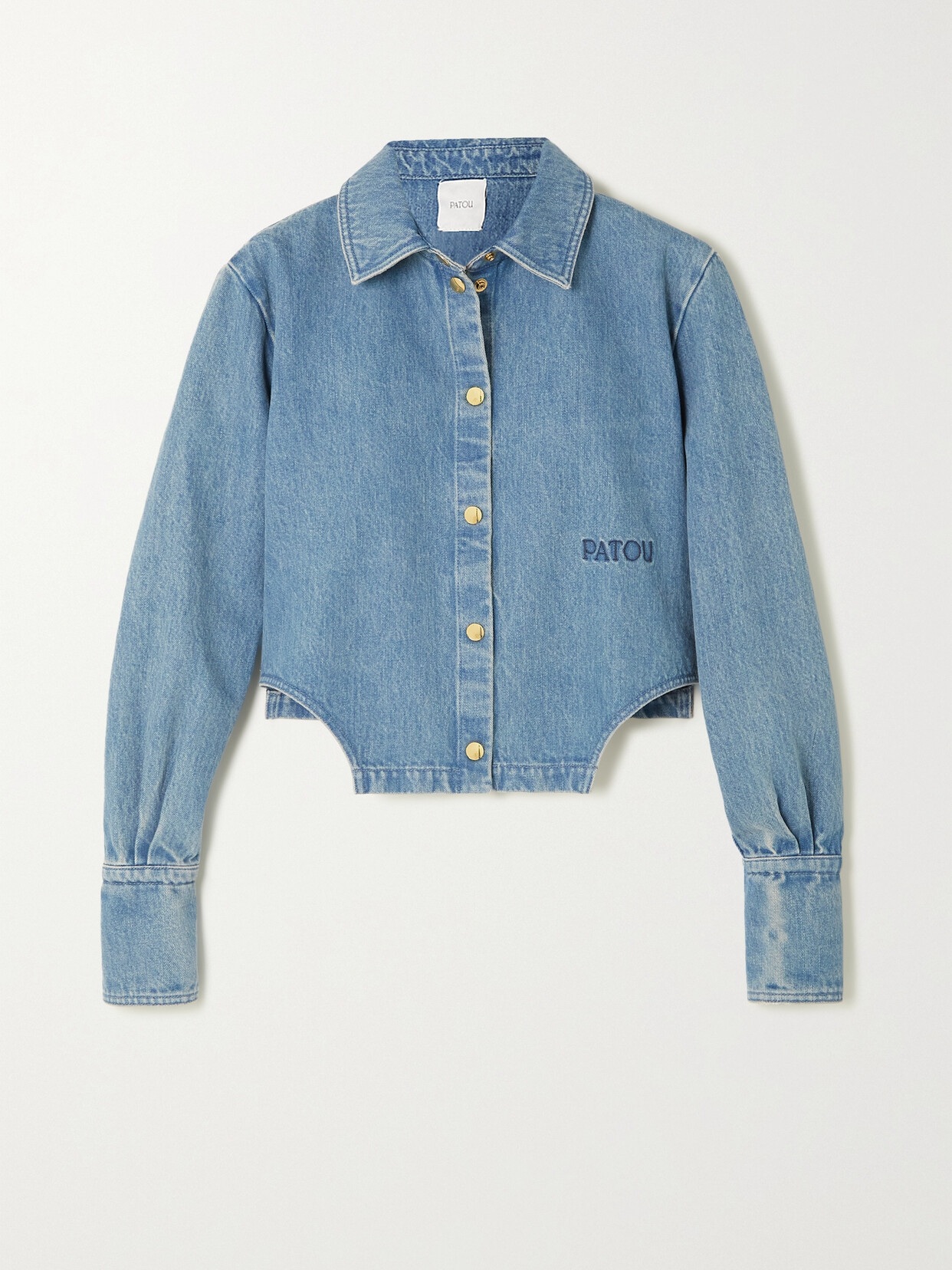 Patou - Embroidered Denim Jacket - Blue