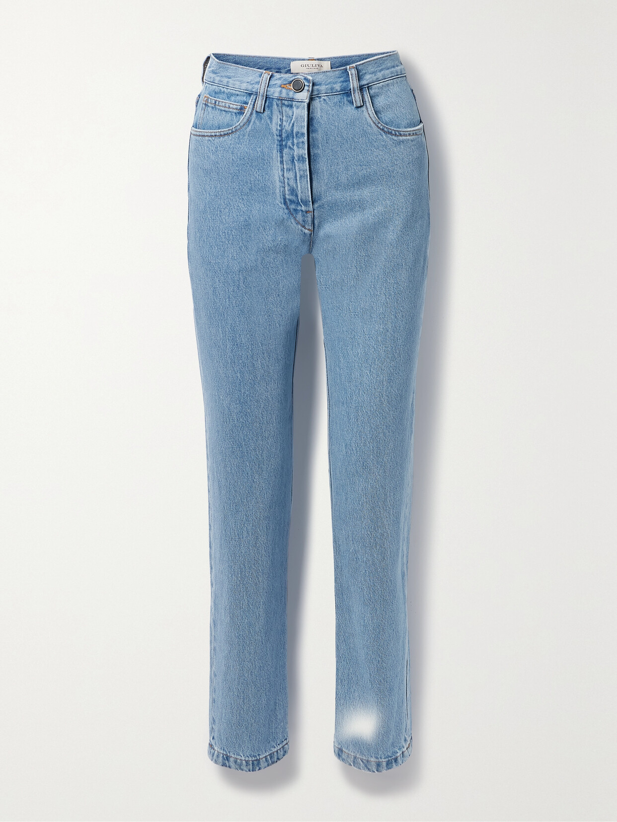Giuliva Heritage The Dan High-rise Straight-leg Jeans In Blue